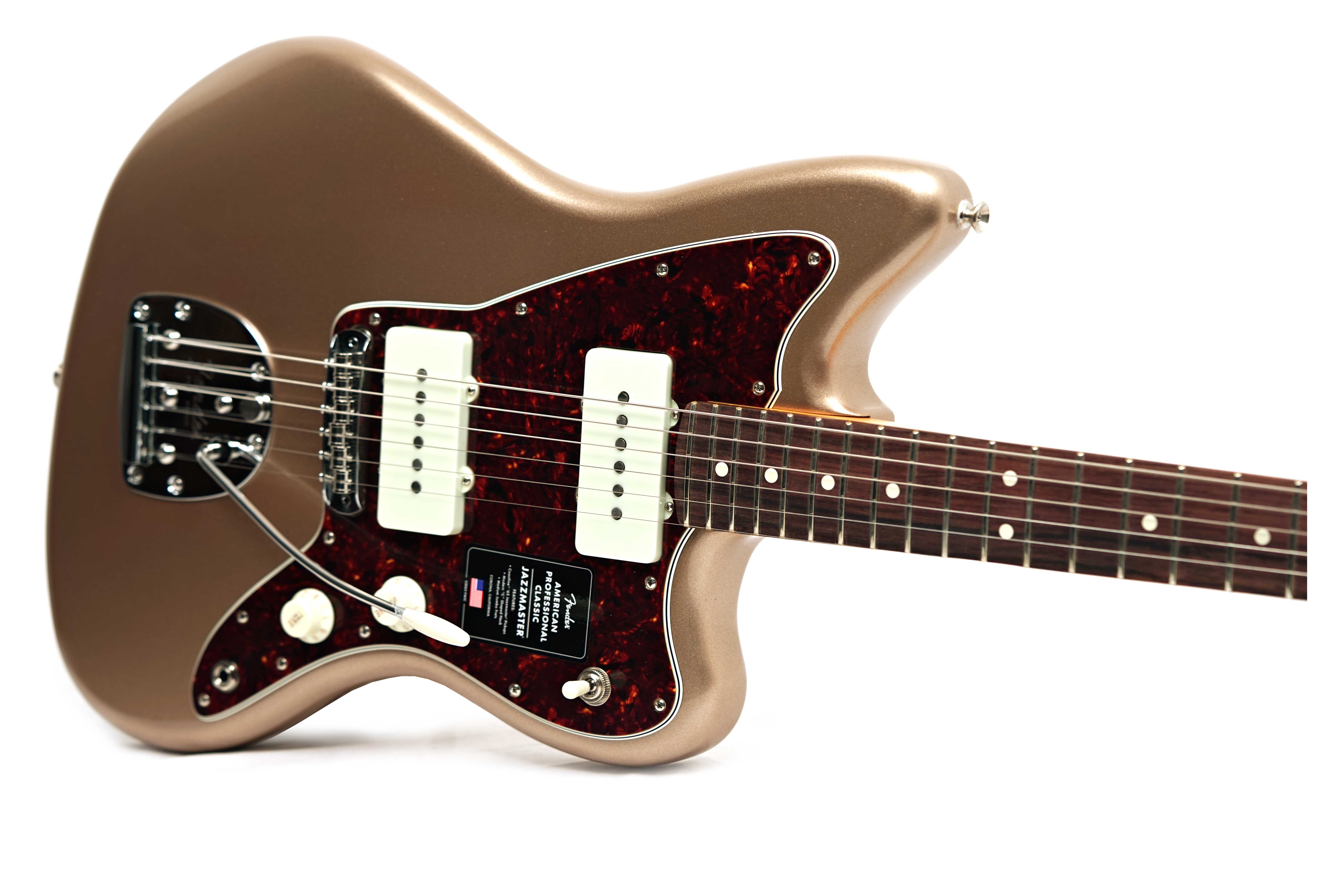 Fender American Professional Classic Jazzmaster Faded Firemist Gold Rosewood Fingerboard #US25096317A