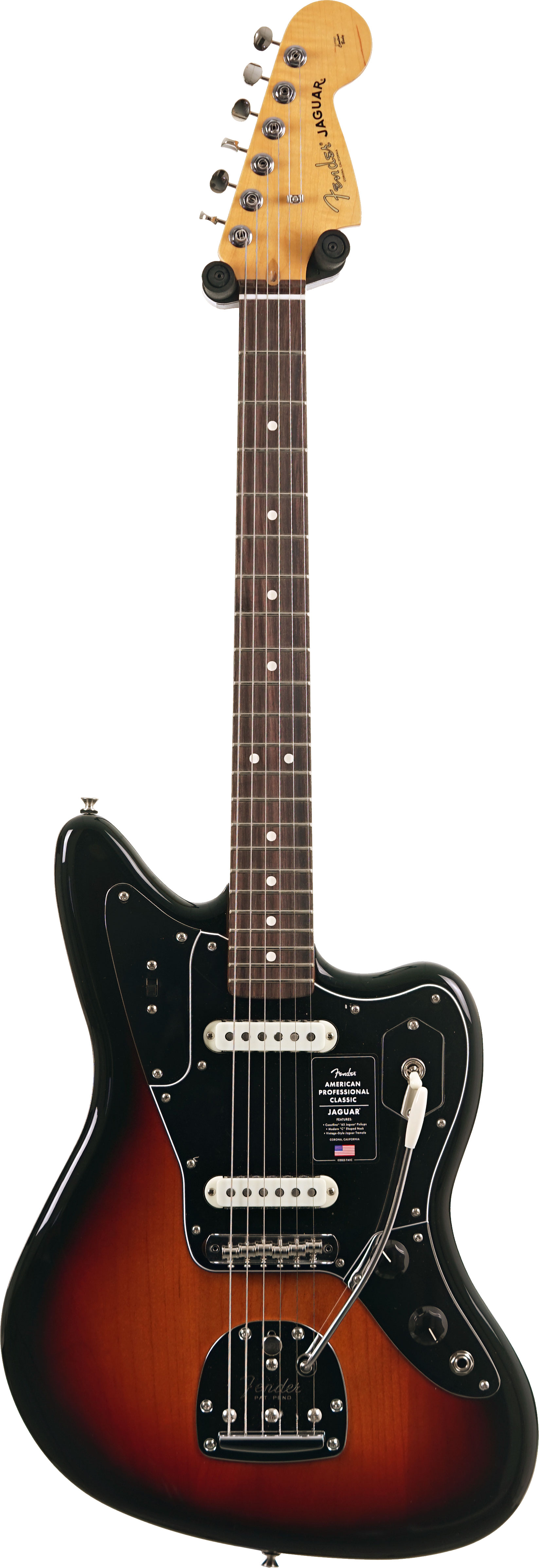 Fender American Professional Classic Jaguar 3-Tone Sunburst Rosewood Fingerboard #US25102822