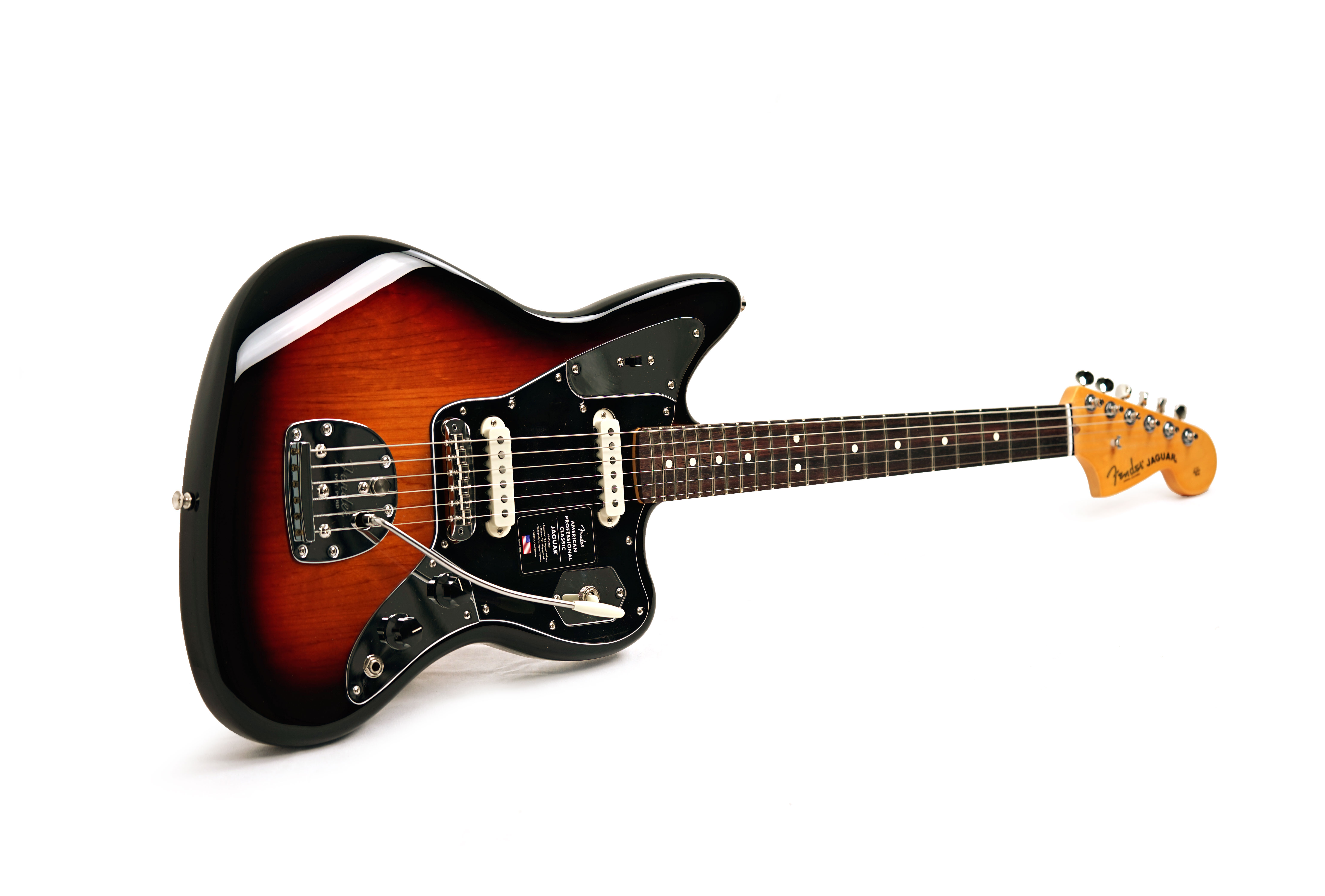Fender American Professional Classic Jaguar 3-Tone Sunburst Rosewood Fingerboard #US25094478
