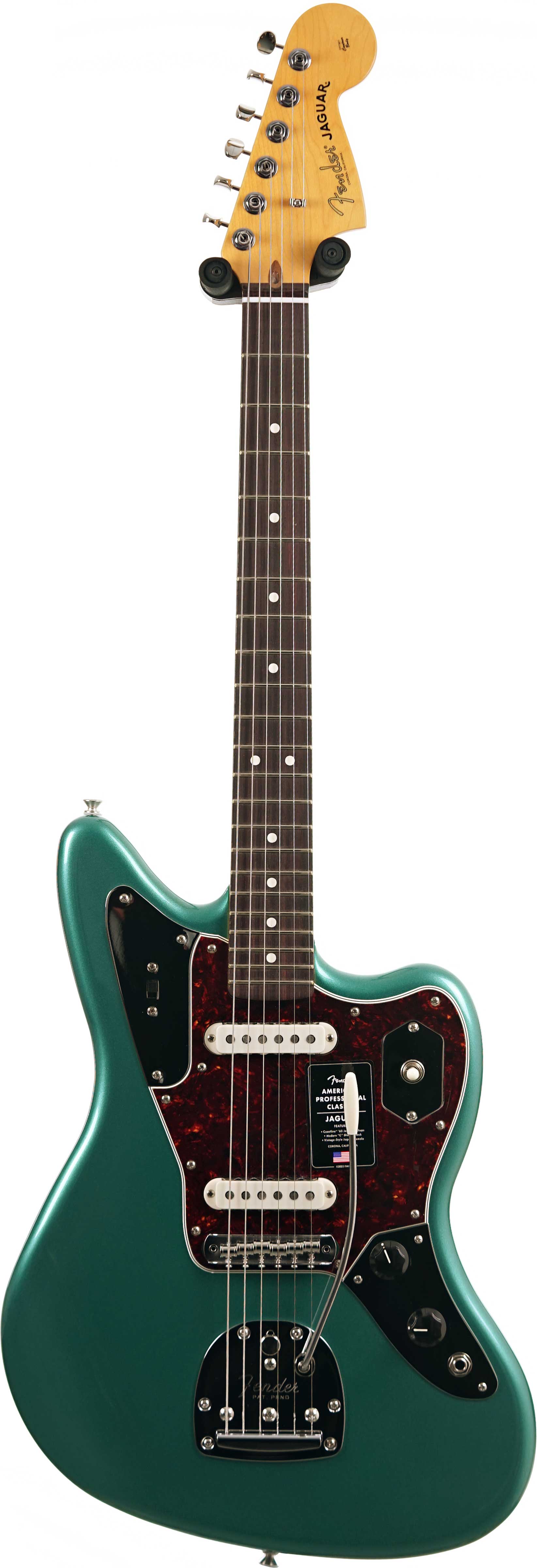 Fender American Professional Classic Jaguar Faded Sherwood Green Metallic Rosewood Fingerboard #US25088947