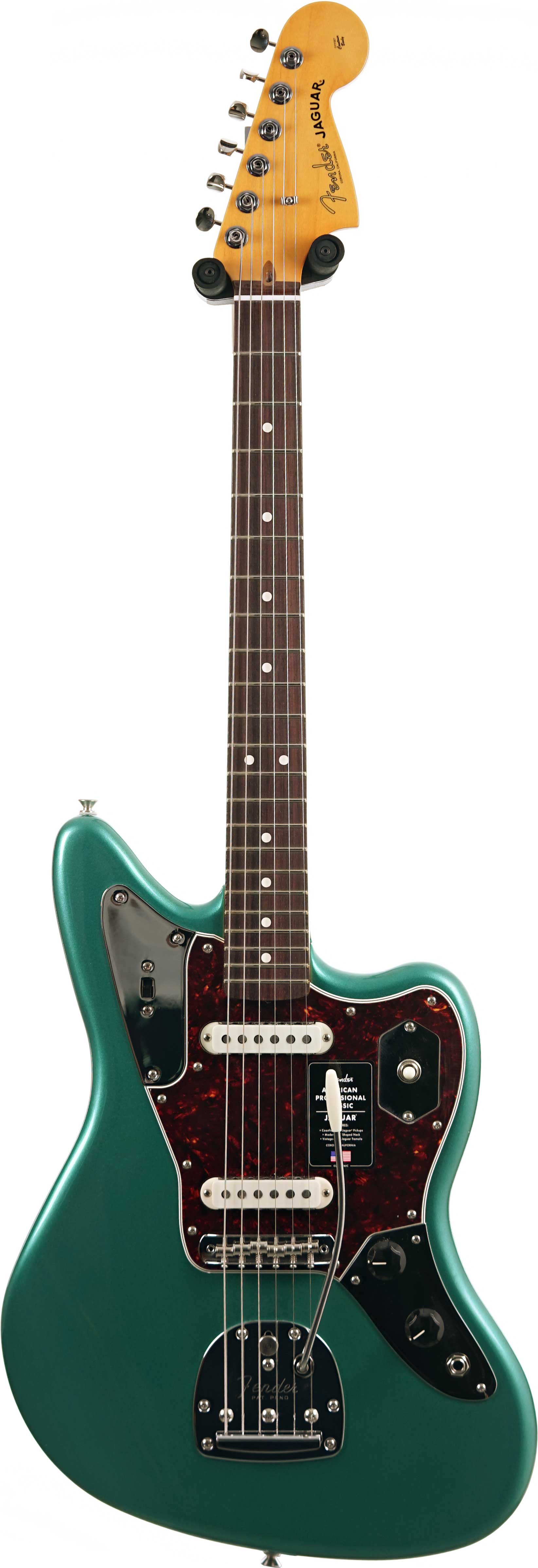 Fender American Professional Classic Jaguar Faded Sherwood Green Metallic Rosewood Fingerboard #US26027719