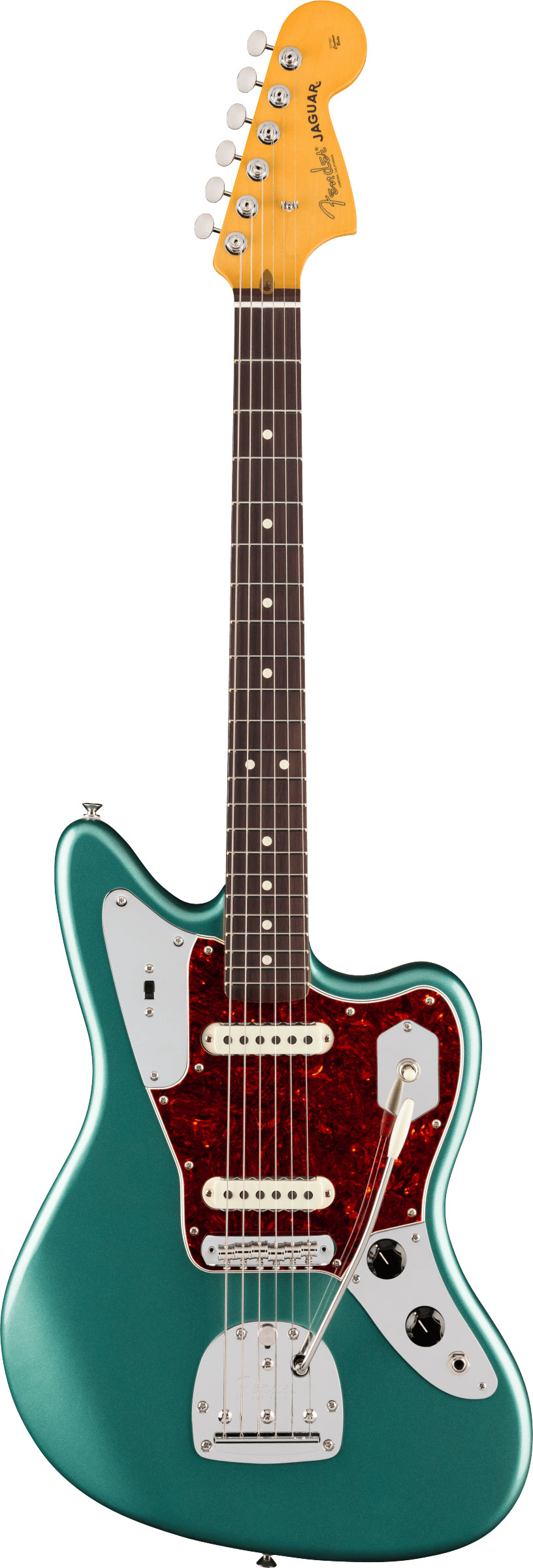 Fender American Professional Classic Jaguar Faded Sherwood Green Metallic Rosewood Fingerboard