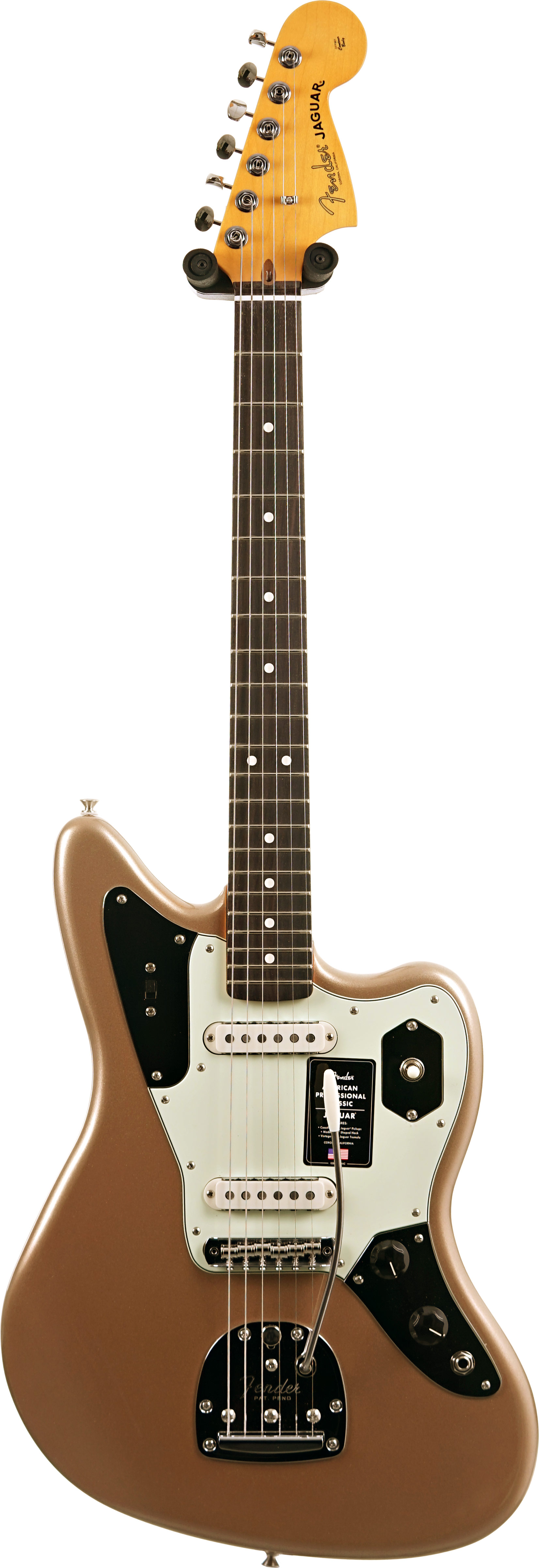 Fender American Professional Classic Jaguar Faded Firemist Gold Rosewood Fingerboard #US25112583