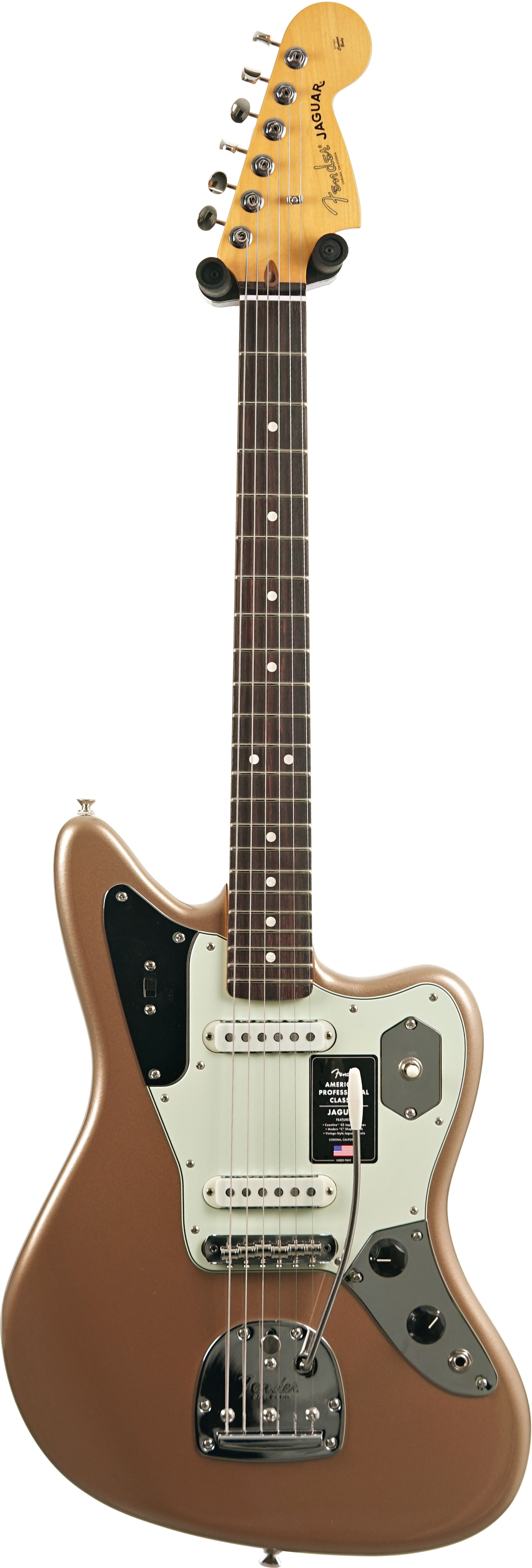 Fender American Professional Classic Jaguar Faded Firemist Gold Rosewood Fingerboard (Ex-Demo) #US25061172