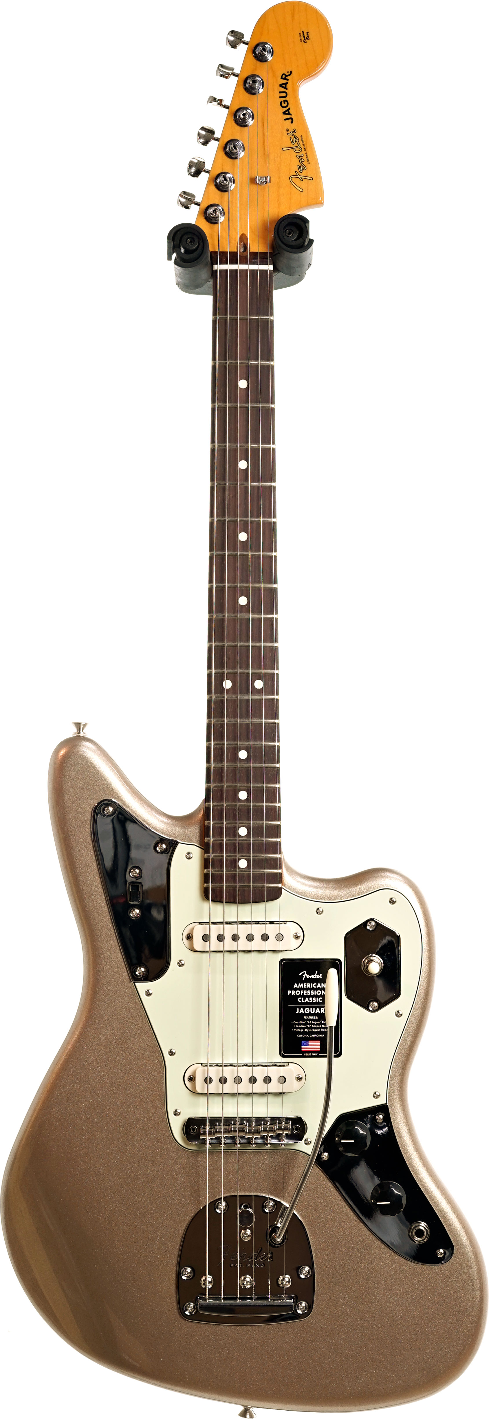Fender American Professional Classic Jaguar Faded Firemist Gold Rosewood Fingerboard #US25108115