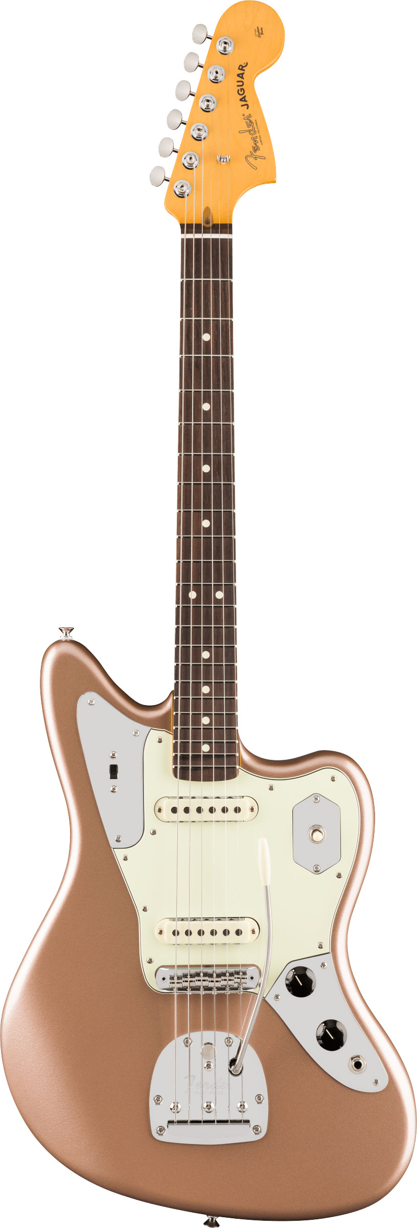 Fender American Professional Classic Jaguar Faded Firemist Gold Rosewood Fingerboard