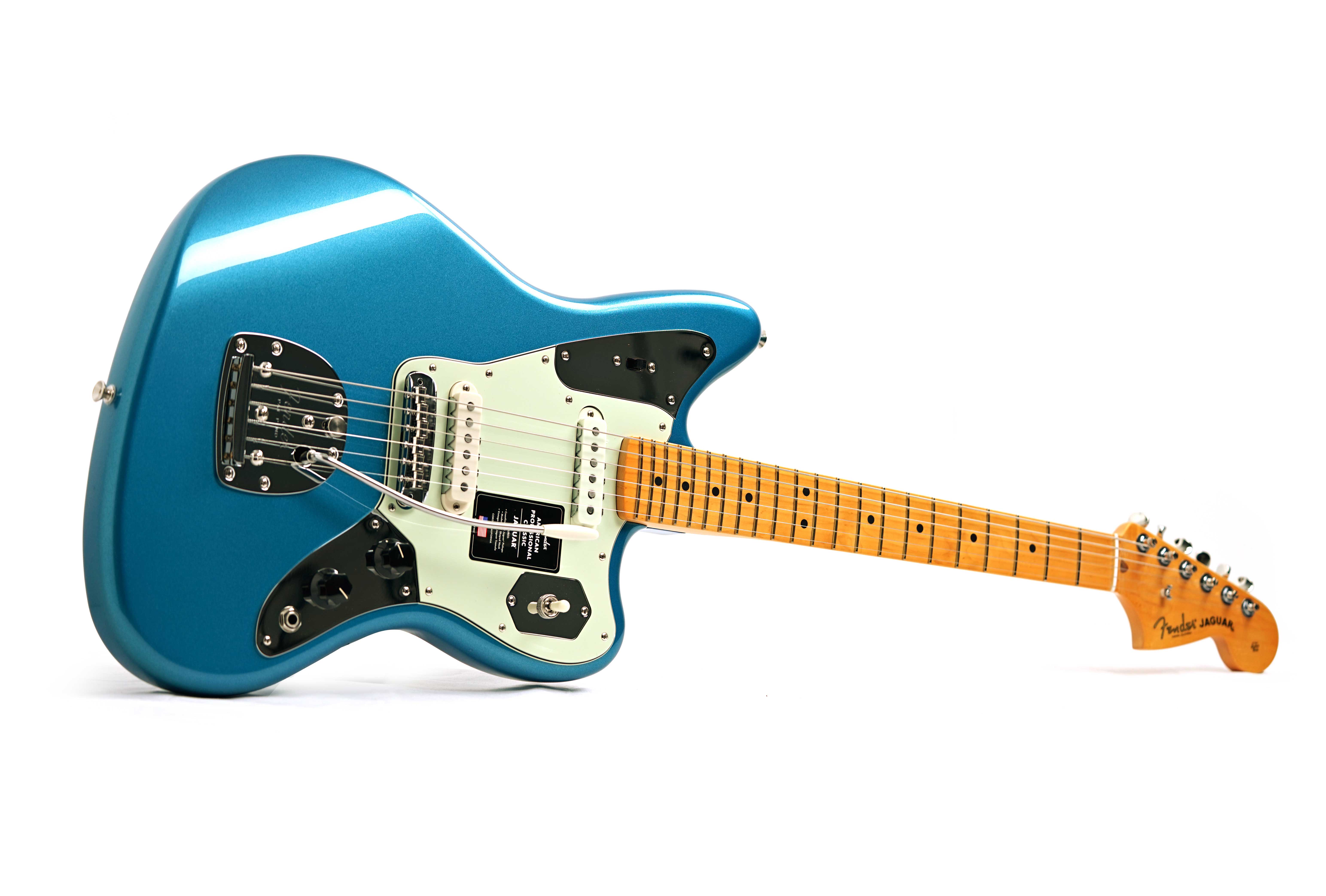 Fender American Professional Classic Jaguar Faded Lake Placid Blue Maple Fingerboard #US25101560
