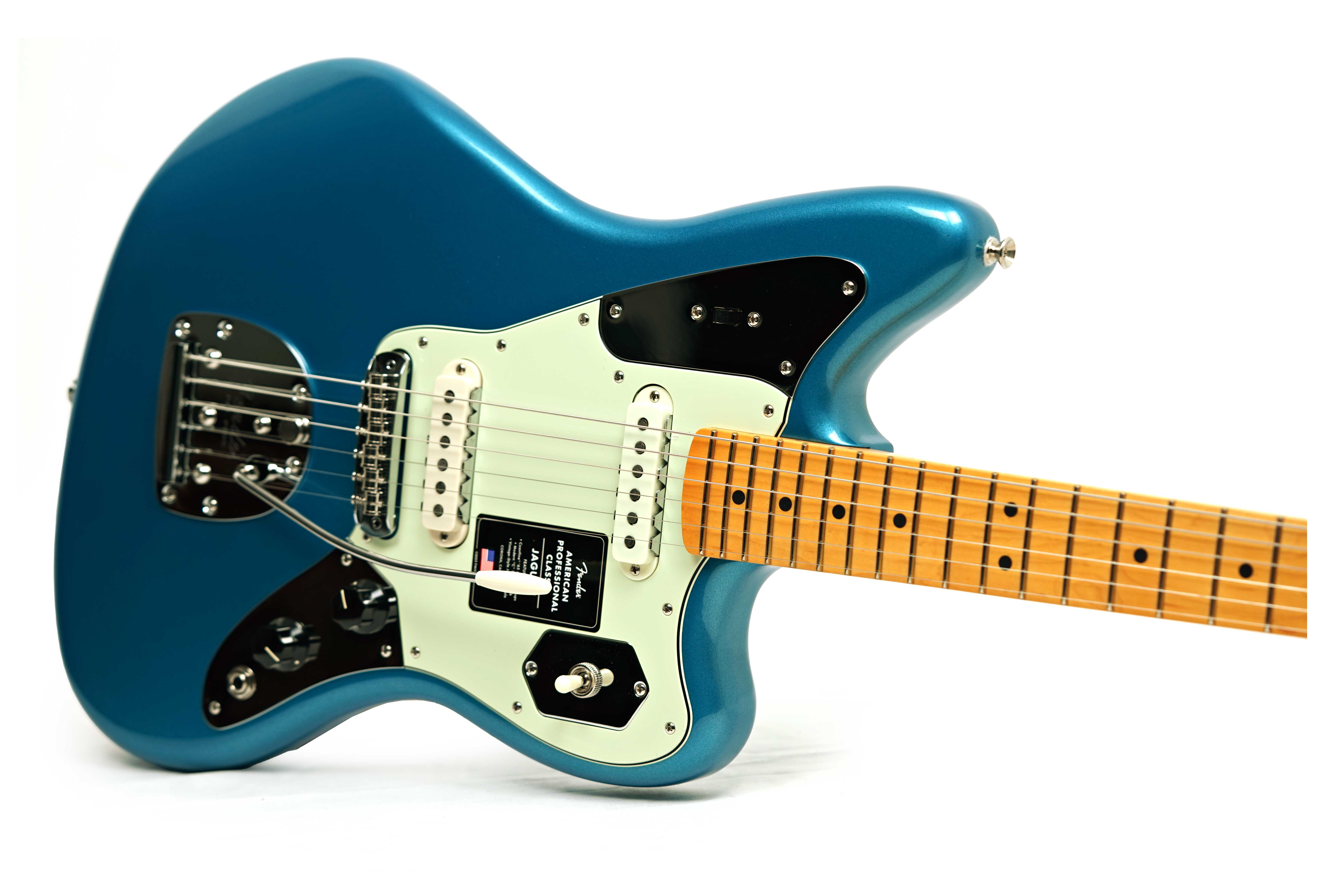 Fender American Professional Classic Jaguar Faded Lake Placid Blue Maple Fingerboard #US25101560