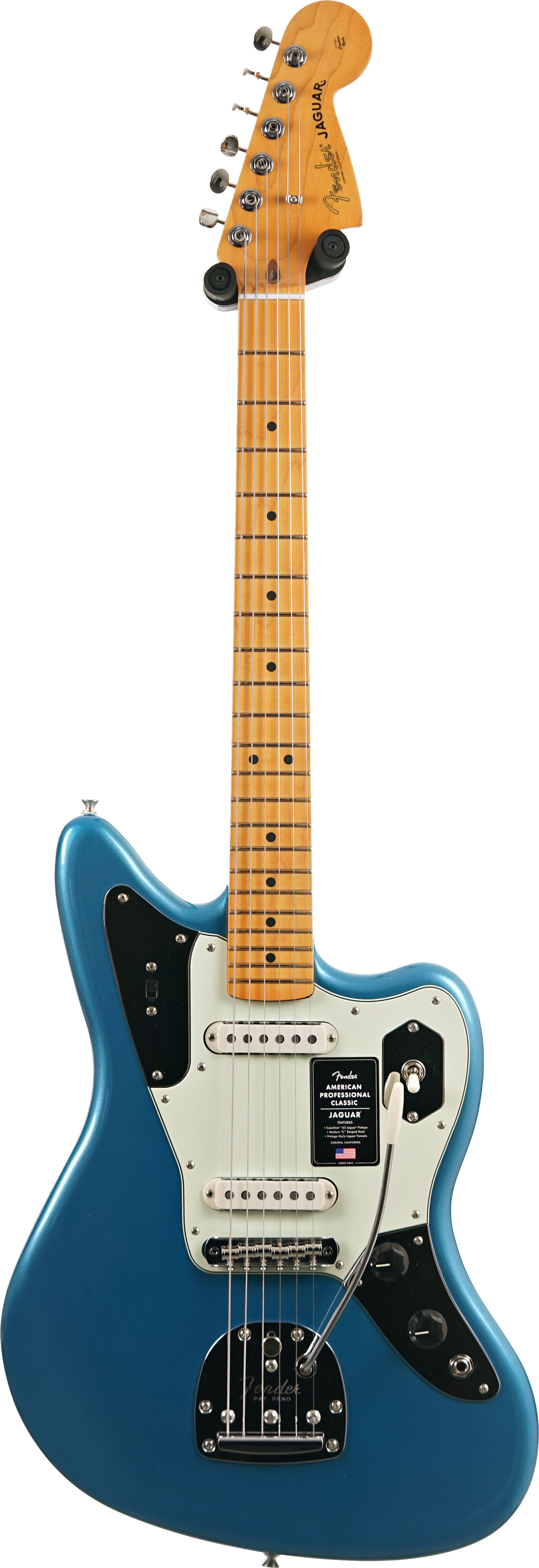 Fender American Professional Classic Jaguar Faded Lake Placid Blue Maple Fingerboard #US25108130