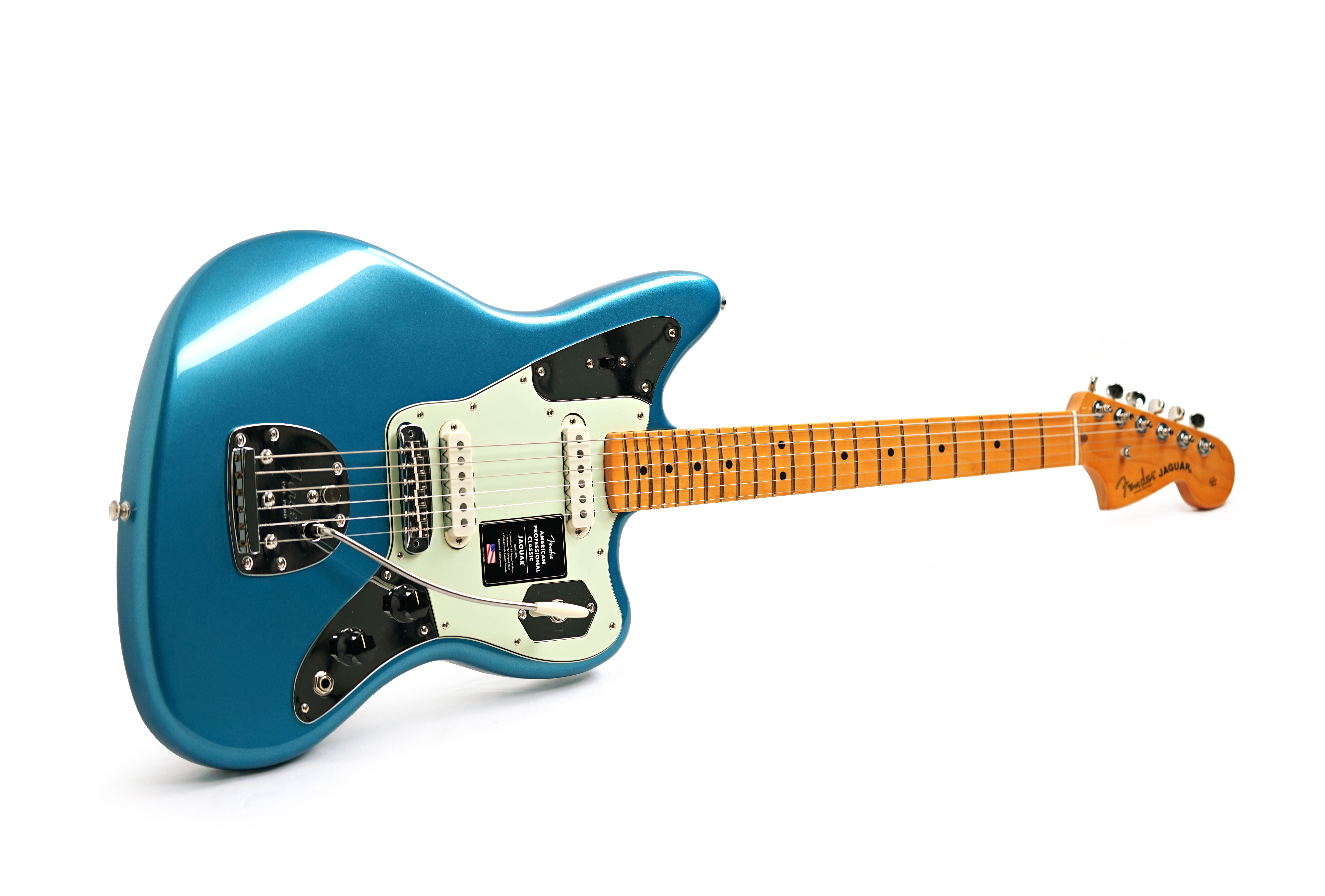 Fender American Professional Classic Jaguar Faded Lake Placid Blue Maple Fingerboard #US25108130