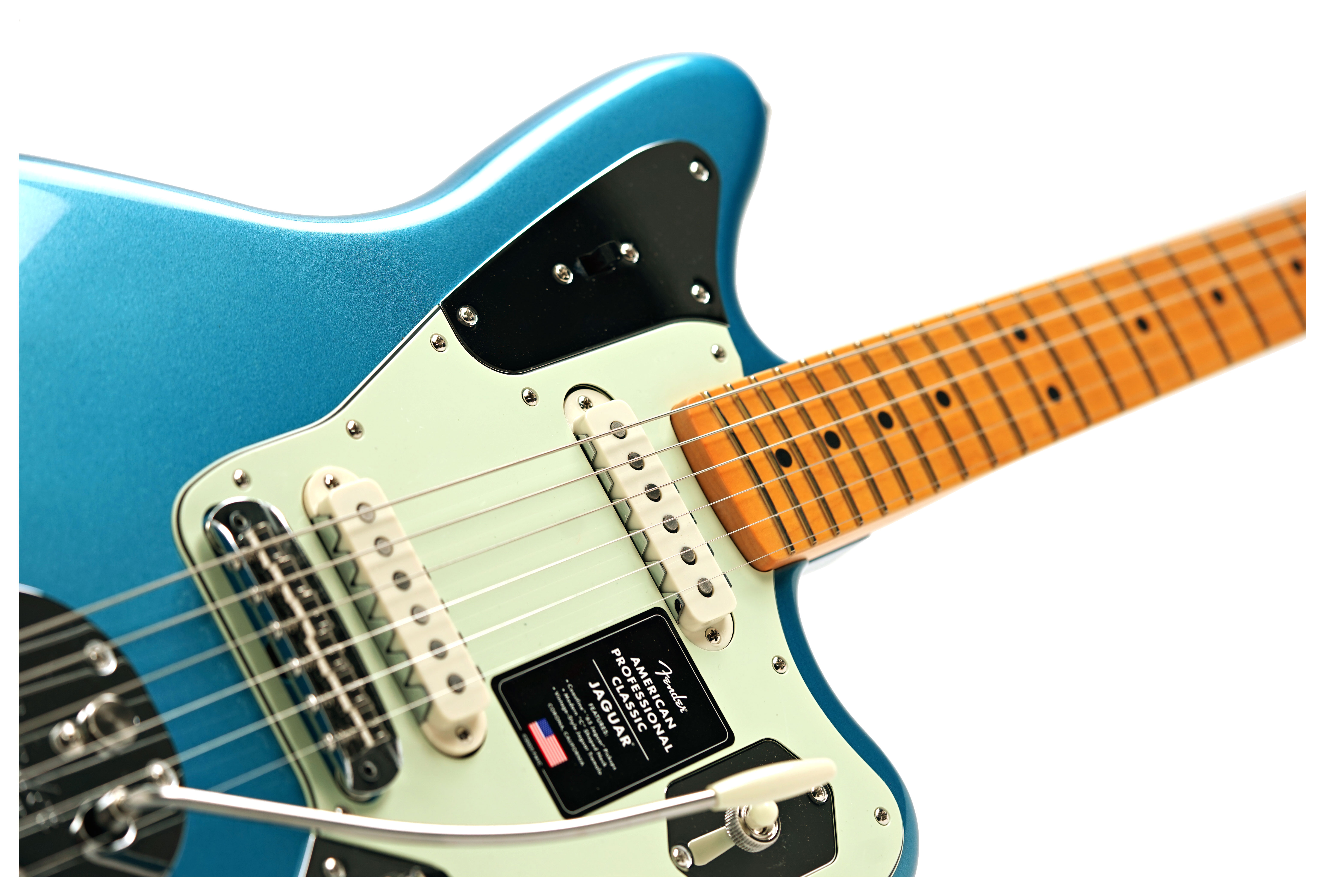 Fender American Professional Classic Jaguar Faded Lake Placid Blue Maple Fingerboard #US25108130