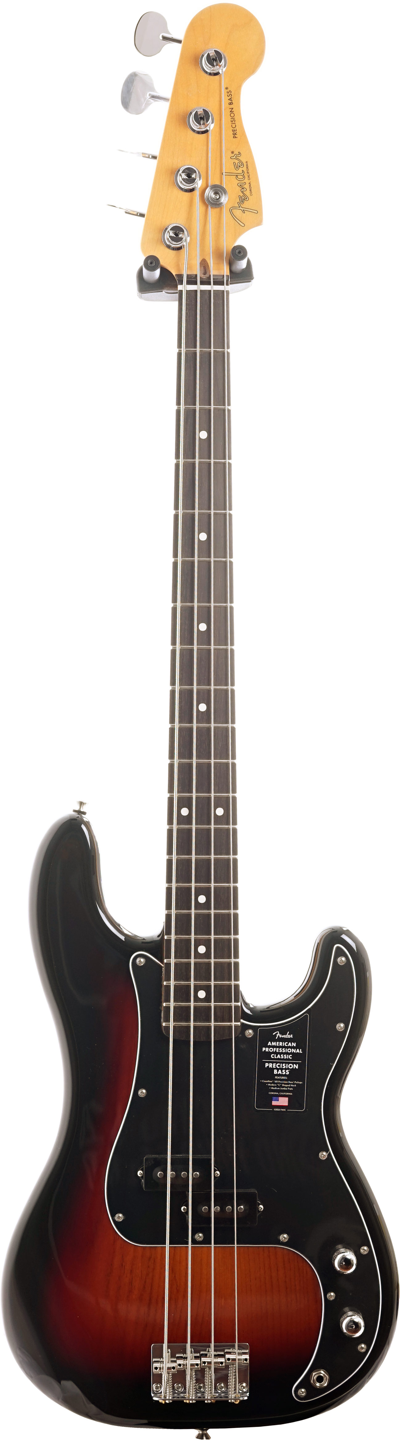 Fender American Professional Classic Precision Bass 3-Colour Sunburst Rosewood Fingerboard #US25111654