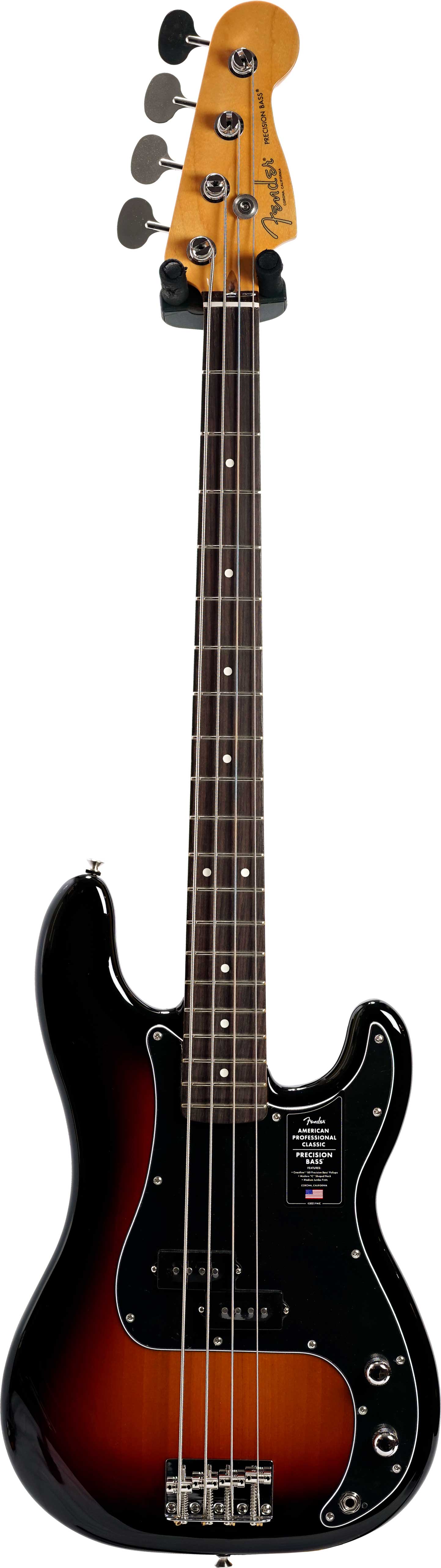 Fender American Professional Classic Precision Bass 3-Colour Sunburst Rosewood Fingerboard #US25114107