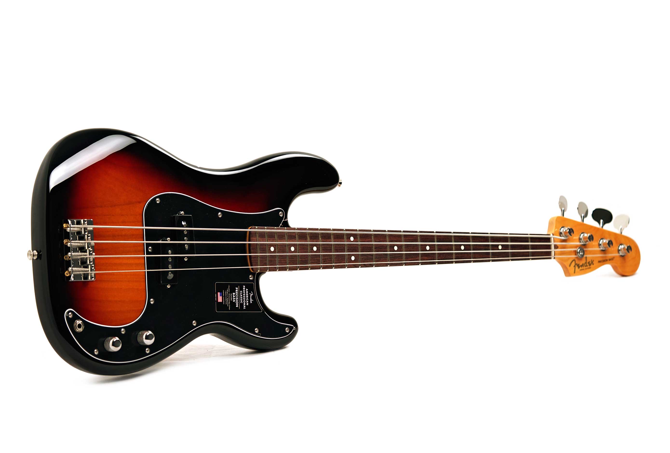 Fender American Professional Classic Precision Bass 3-Colour Sunburst Rosewood Fingerboard #US25095814
