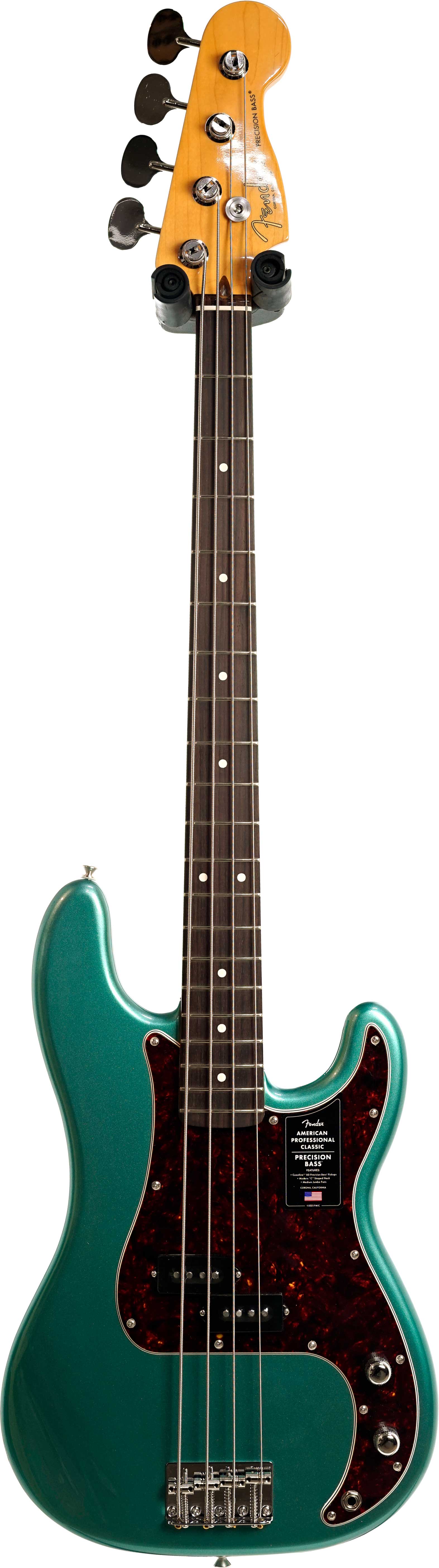 Fender American Professional Classic Precision Bass Faded Sherwood Green Metallic Rosewood Fingerboard #US25093065
