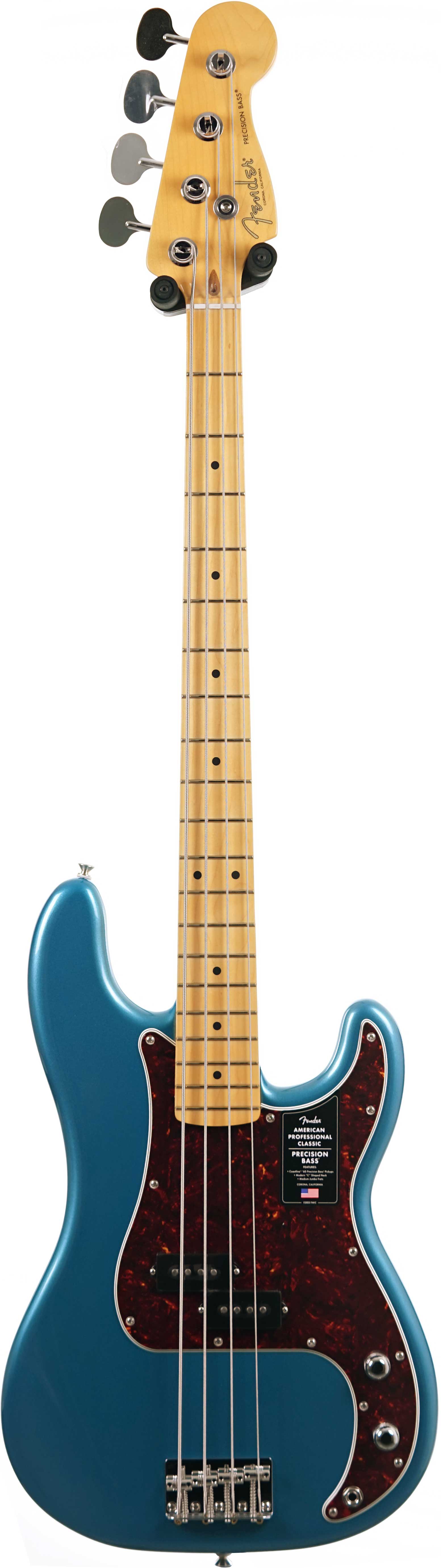 Fender American Professional Classic Precision Bass Faded Lake Placid Blue Maple Fingerboard #US25052586