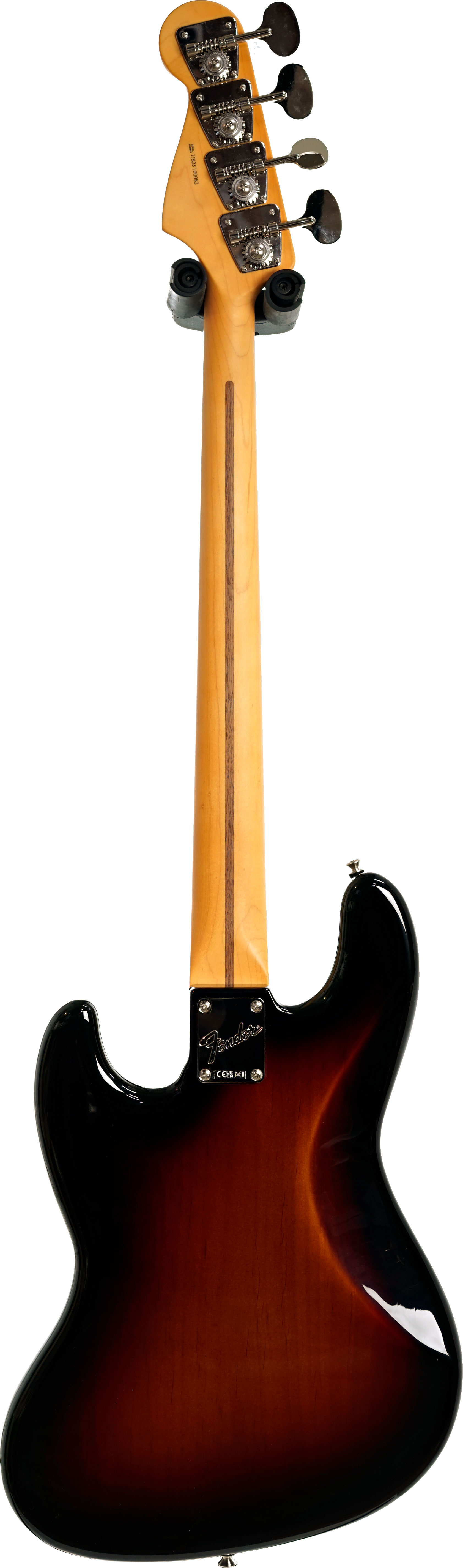 Fender American Professional Classic Jazz Bass 3-Colour Sunburst Rosewood Fingerboard #US25100082