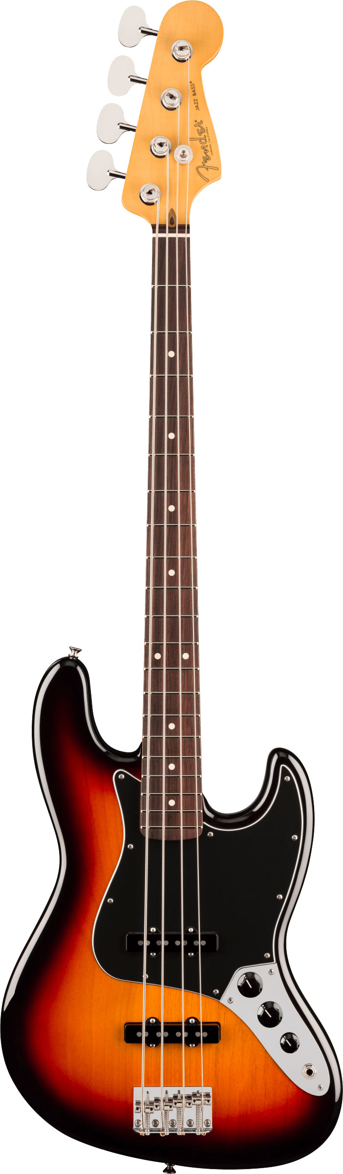 Fender American Professional Classic Jazz Bass 3-Colour Sunburst Rosewood Fingerboard