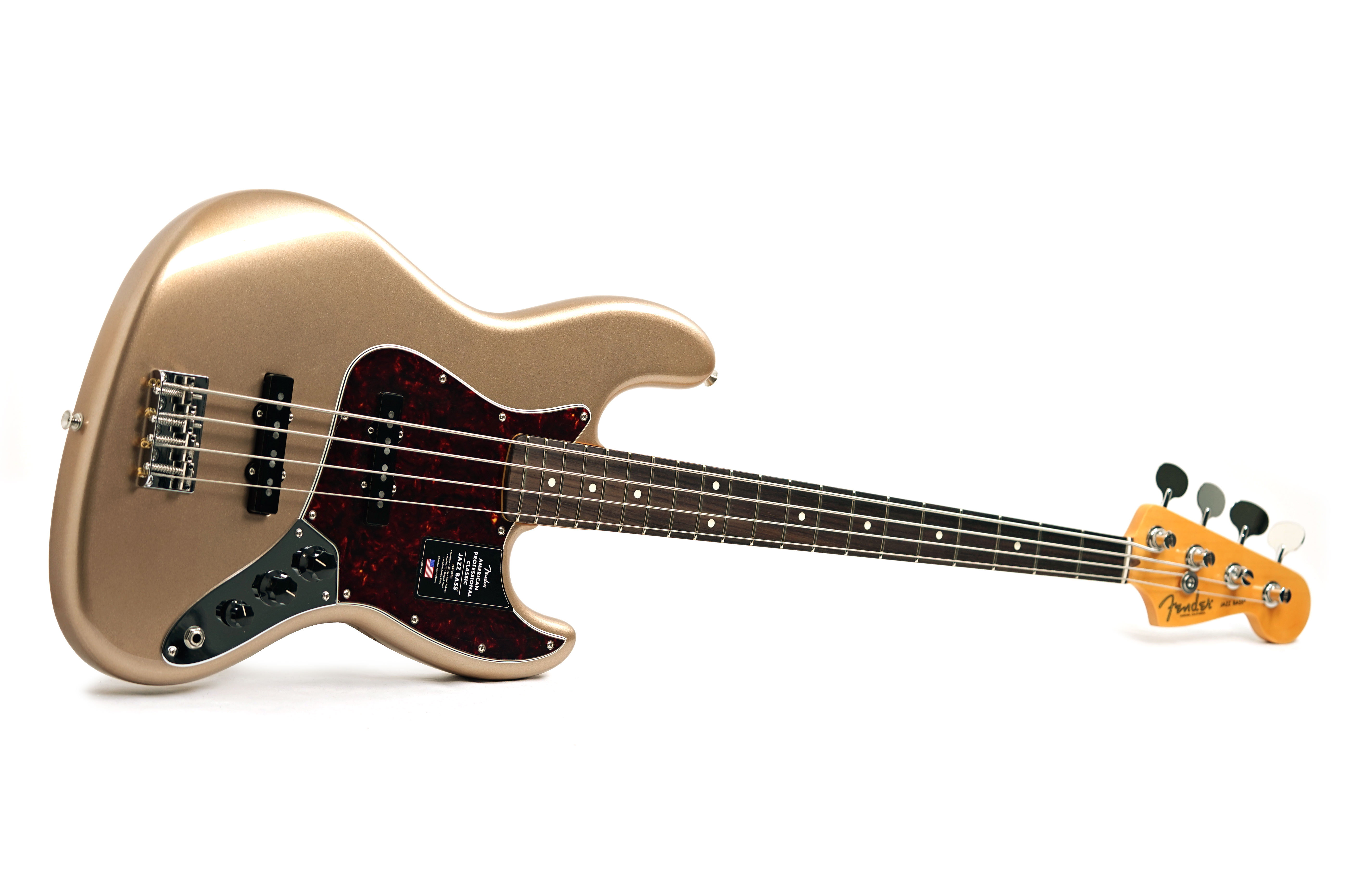 Fender American Professional Classic Jazz Bass Faded Firemist Gold Rosewood Fingerboard #US25070649