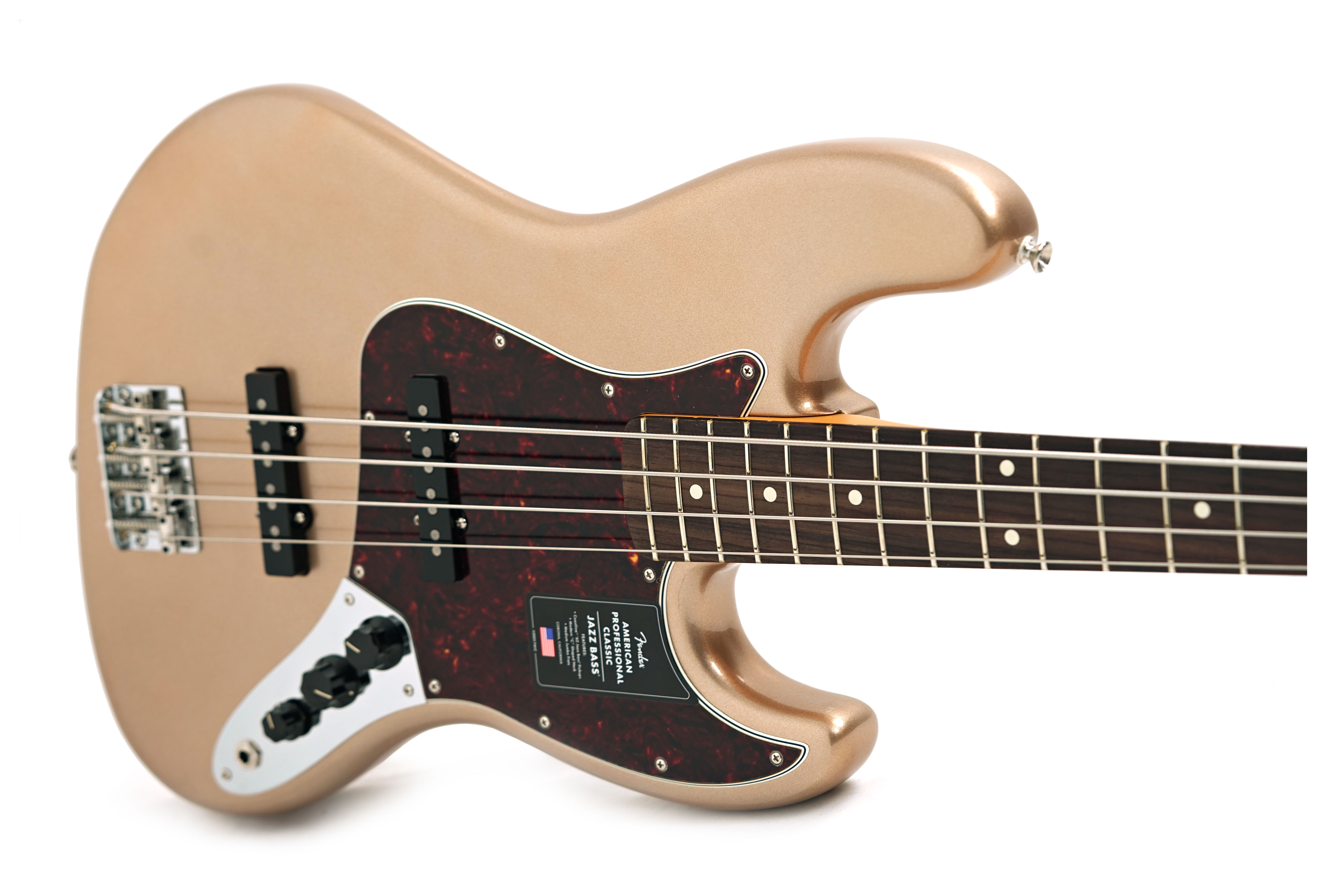 Fender American Professional Classic Jazz Bass Faded Firemist Gold Rosewood Fingerboard #US25070649