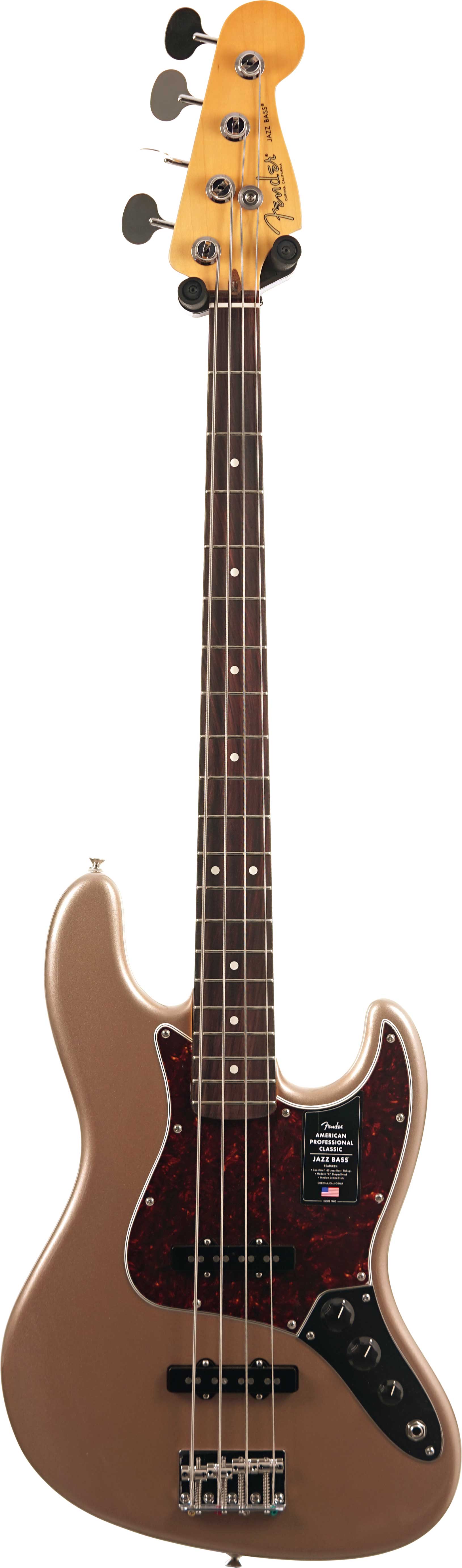 Fender American Professional Classic Jazz Bass Faded Firemist Gold Rosewood Fingerboard (Nearly New) #US25059482
