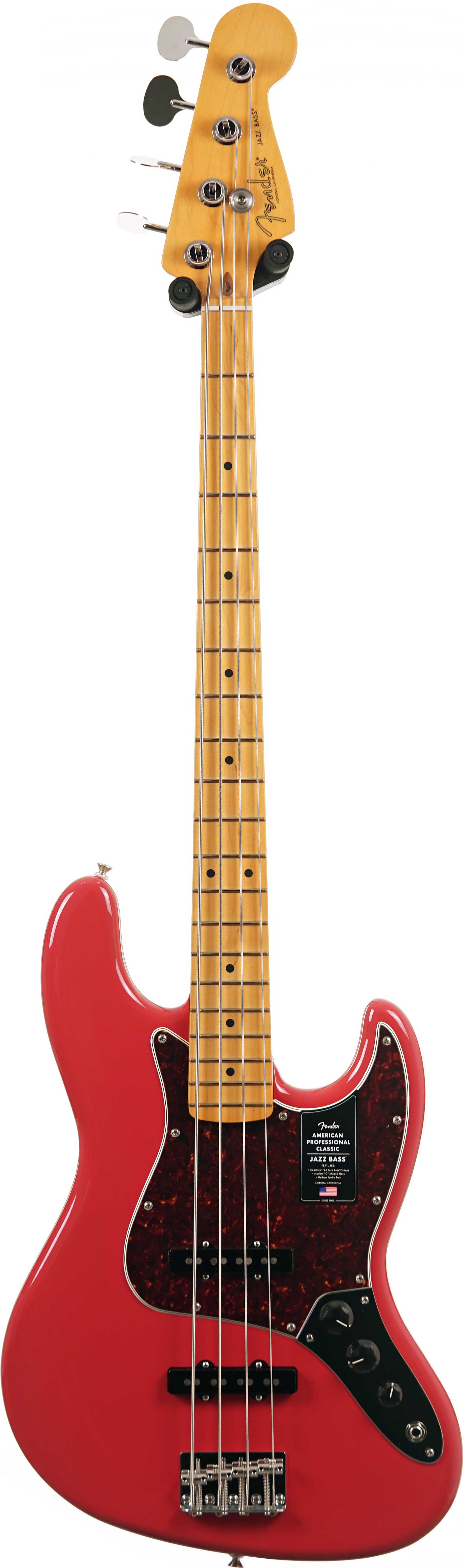 Fender American Professional Classic Jazz Bass Faded Dakota Red Maple Fingerboard #US25097576