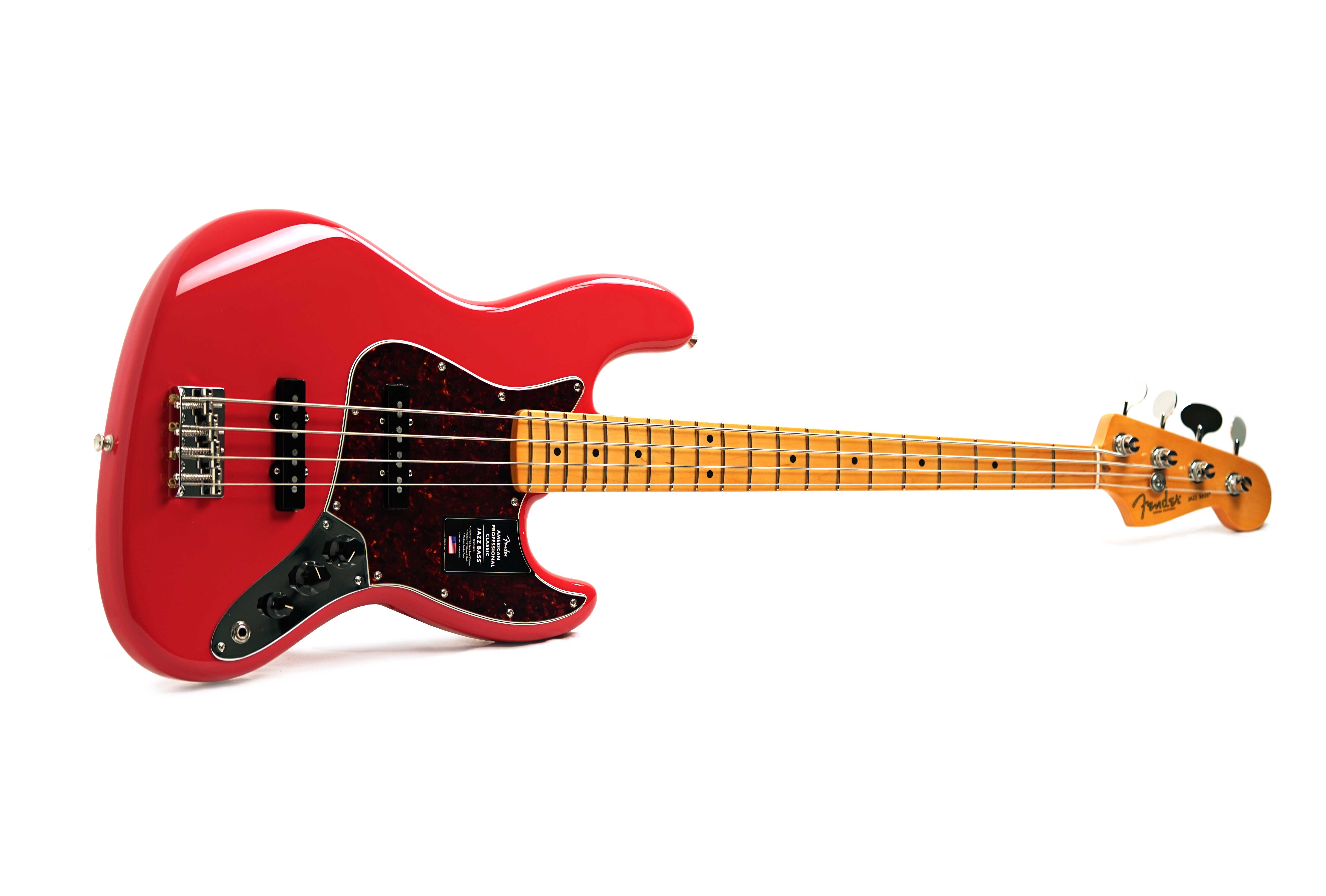 Fender American Professional Classic Jazz Bass Faded Dakota Red Maple Fingerboard #US25097576