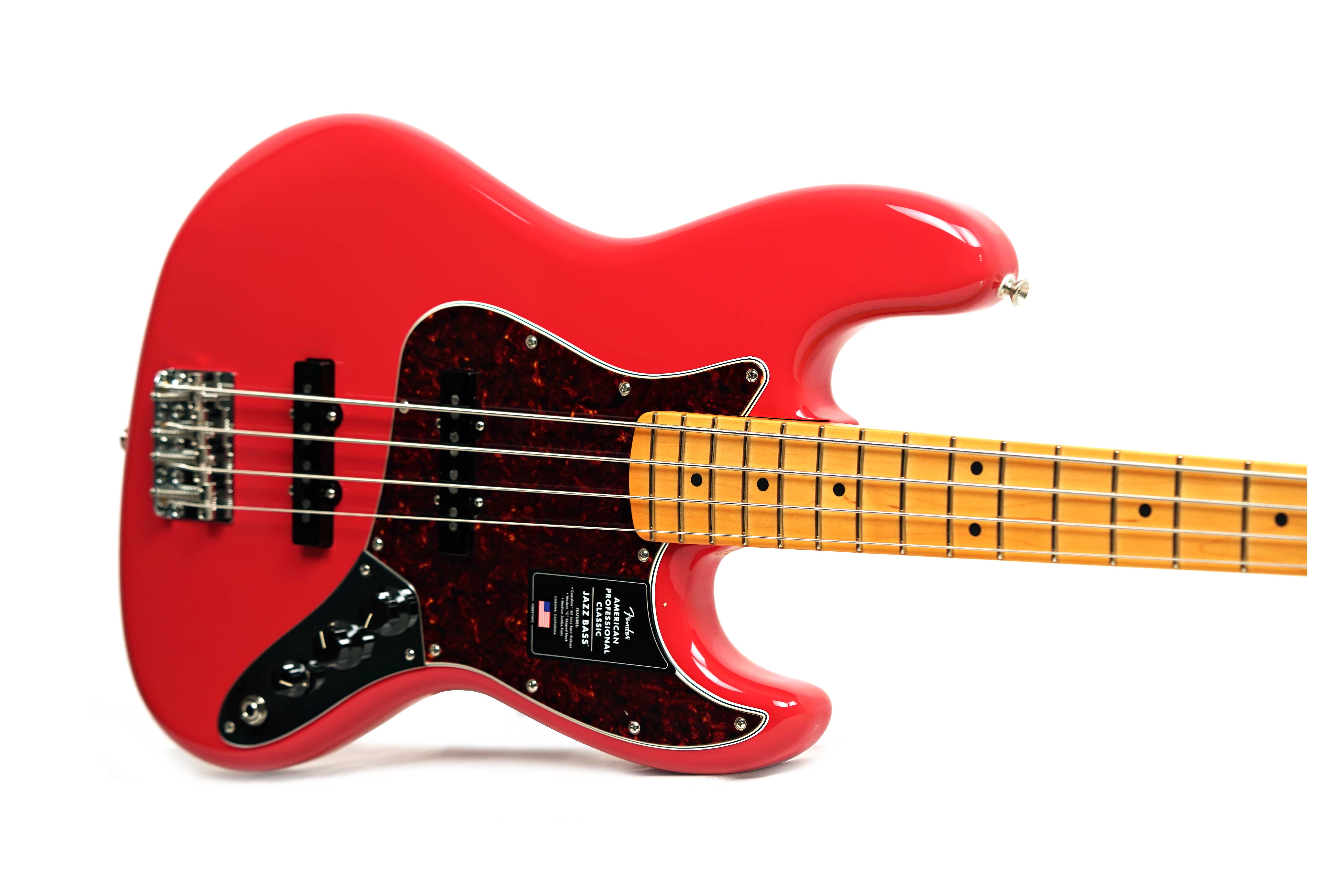Fender American Professional Classic Jazz Bass Faded Dakota Red Maple Fingerboard #US25097576