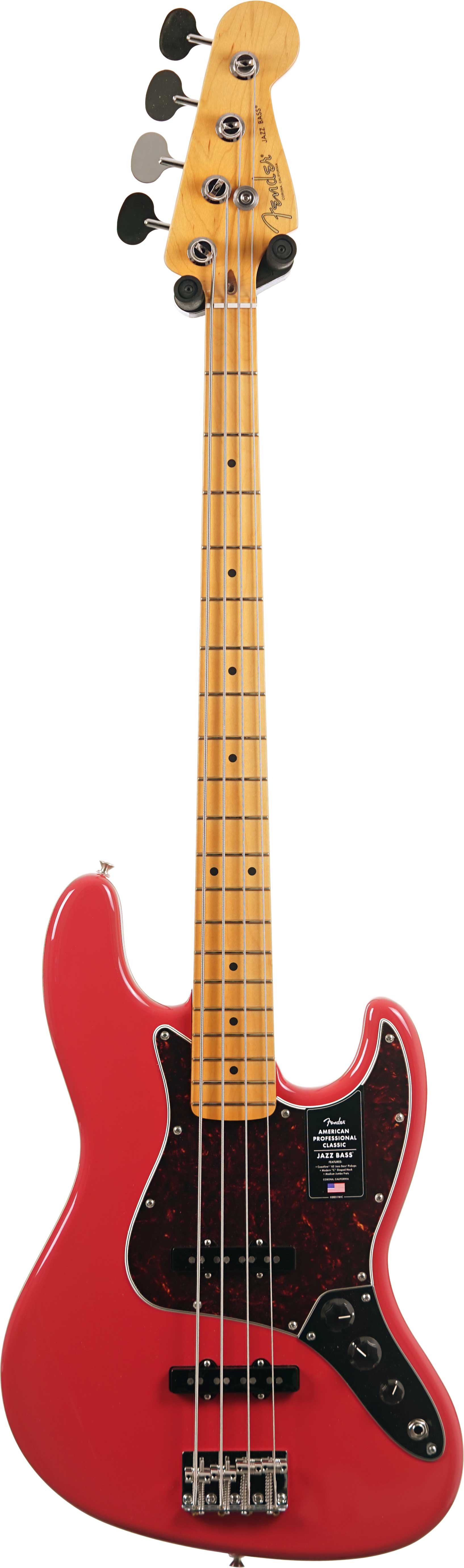 Fender American Professional Classic Jazz Bass Faded Dakota Red Maple Fingerboard (Ex-Demo) #US25099743