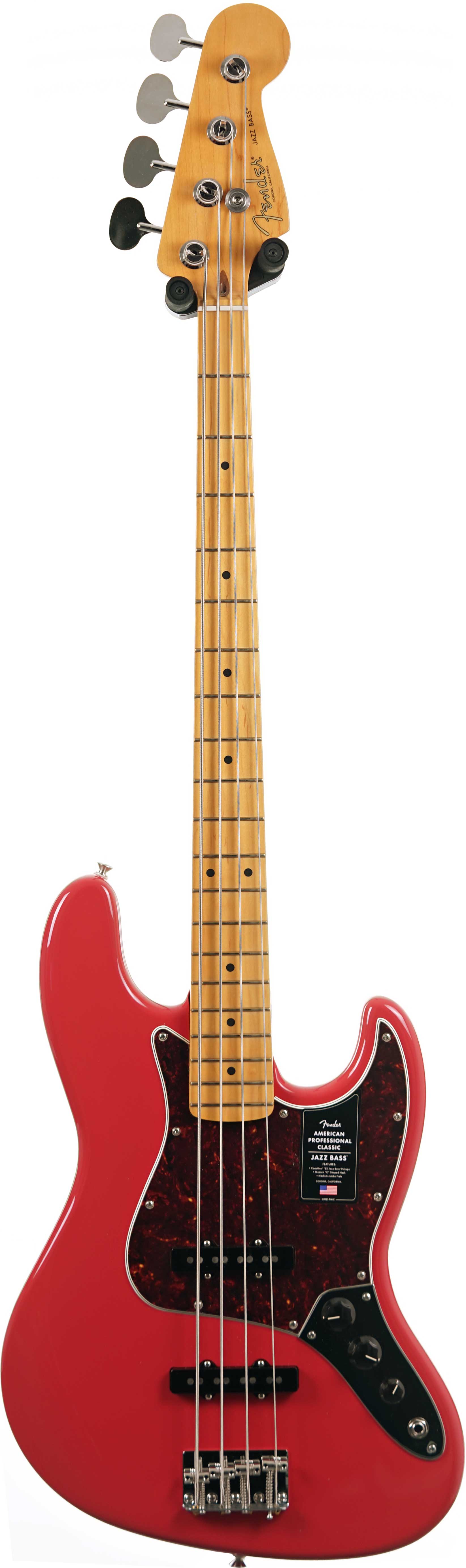 Fender American Professional Classic Jazz Bass Faded Dakota Red Maple Fingerboard (Nearly New) #US25099582