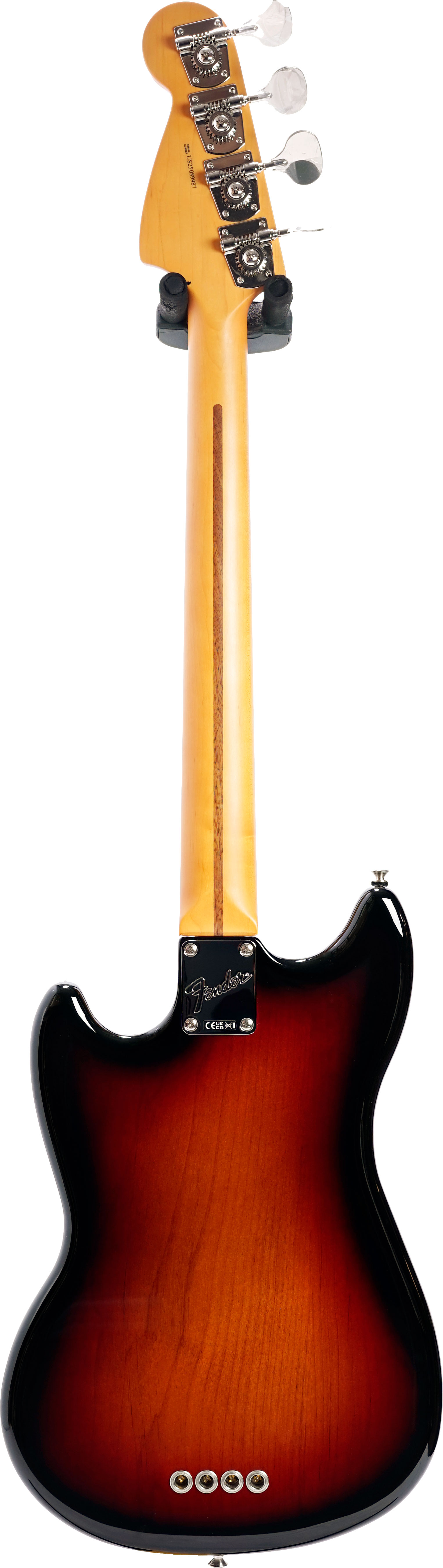 Fender American Professional Classic Mustang Short Scale Bass 3-Colour Sunburst Rosewood Fingerboard #US25089987
