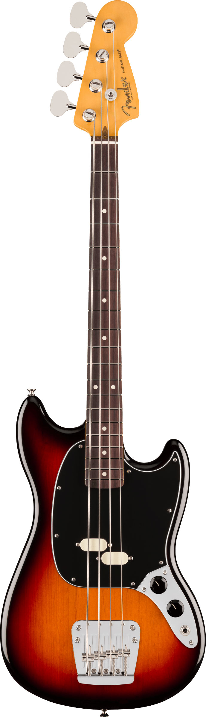 Fender American Professional Classic Mustang Short Scale Bass 3-Colour Sunburst Rosewood Fingerboard