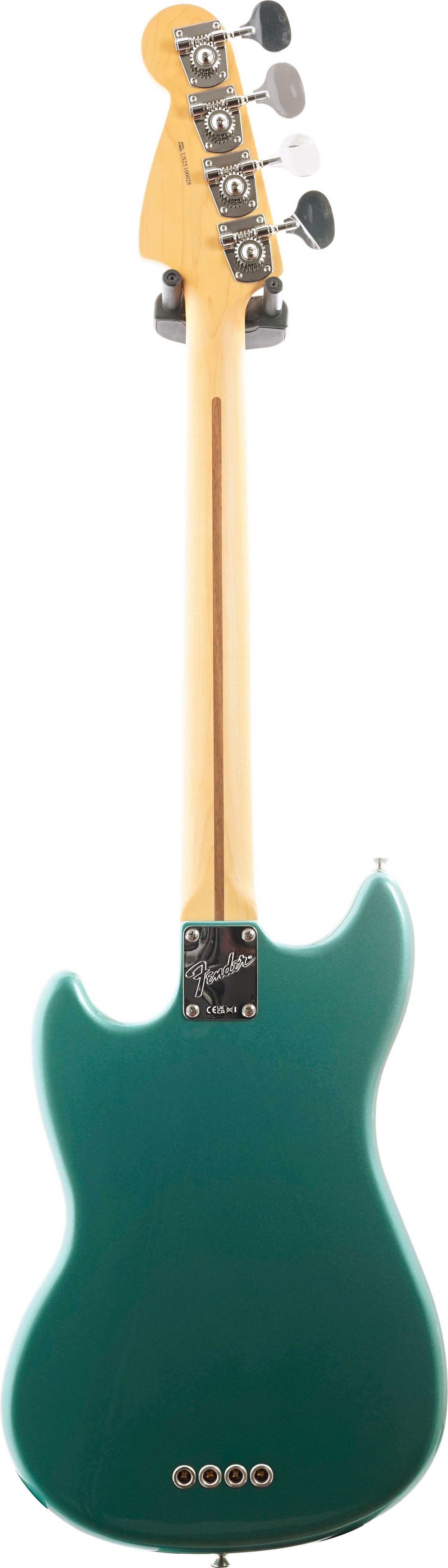 Fender American Professional Classic Mustang Short Scale Bass Faded Sherwood Green Metallic Rosewood Fingerboard #US25100028