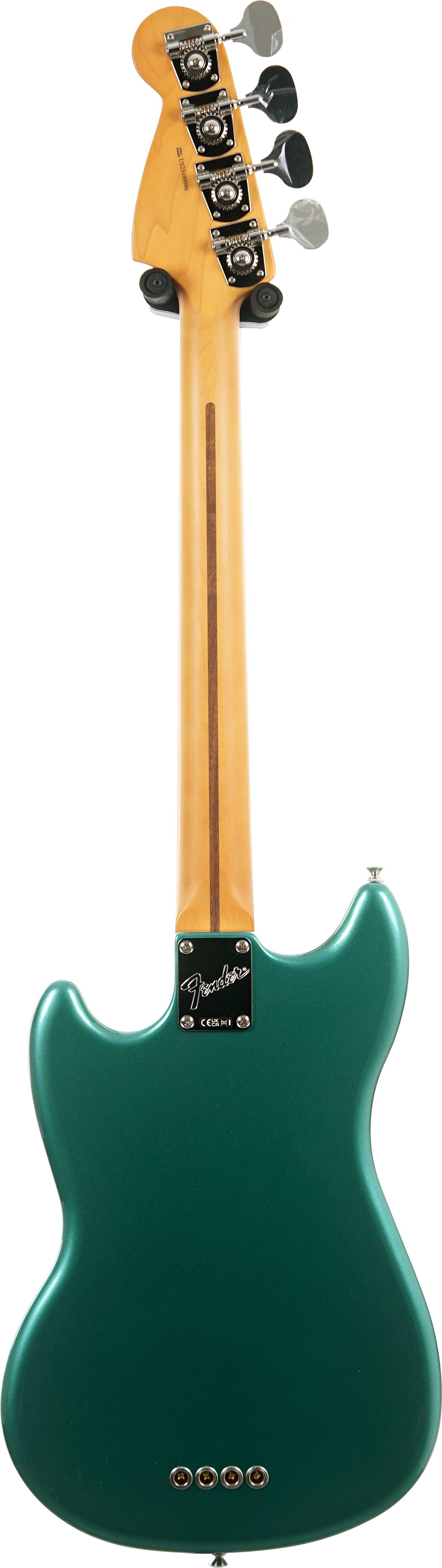Fender American Professional Classic Mustang Short Scale Bass Faded Sherwood Green Metallic Rosewood Fingerboard #US25089986