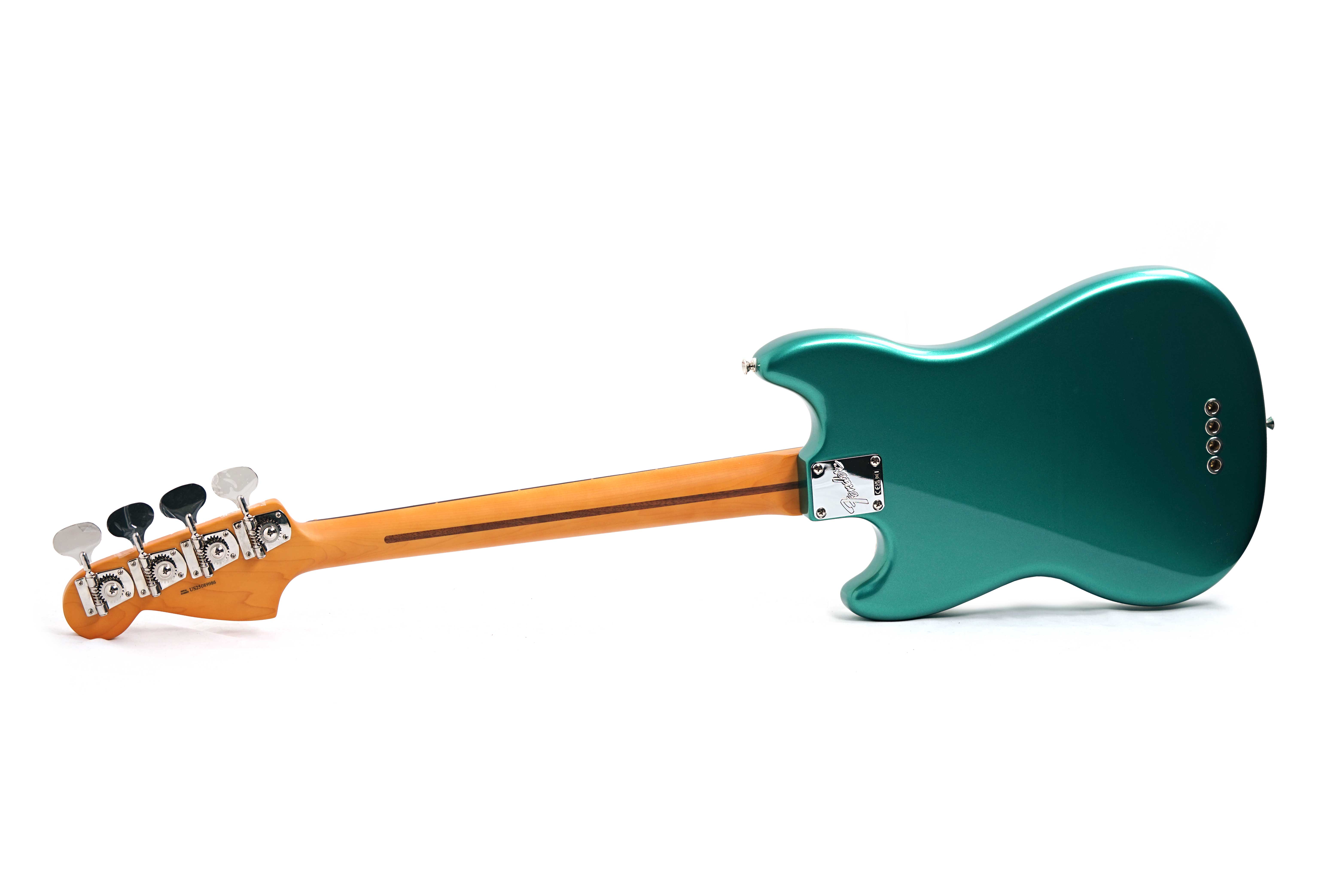 Fender American Professional Classic Mustang Short Scale Bass Faded Sherwood Green Metallic Rosewood Fingerboard #US25089986