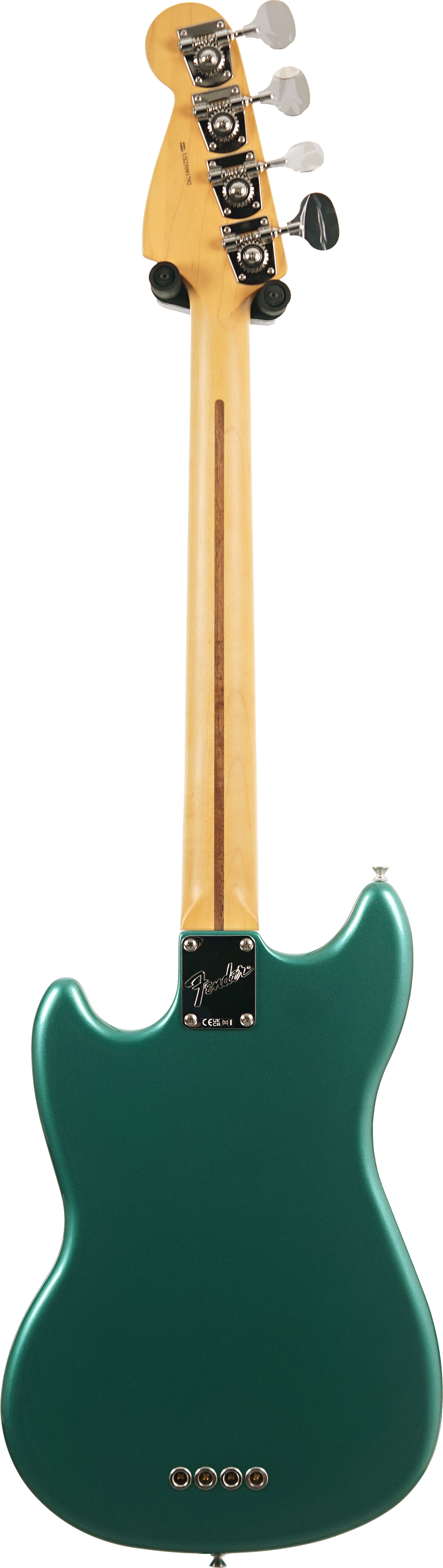 Fender American Professional Classic Mustang Short Scale Bass Faded Sherwood Green Metallic Rosewood Fingerboard #US25091792