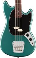 Fender American Professional Classic Mustang Short Scale Bass Faded Sherwood Green Metallic Rosewood Fingerboard