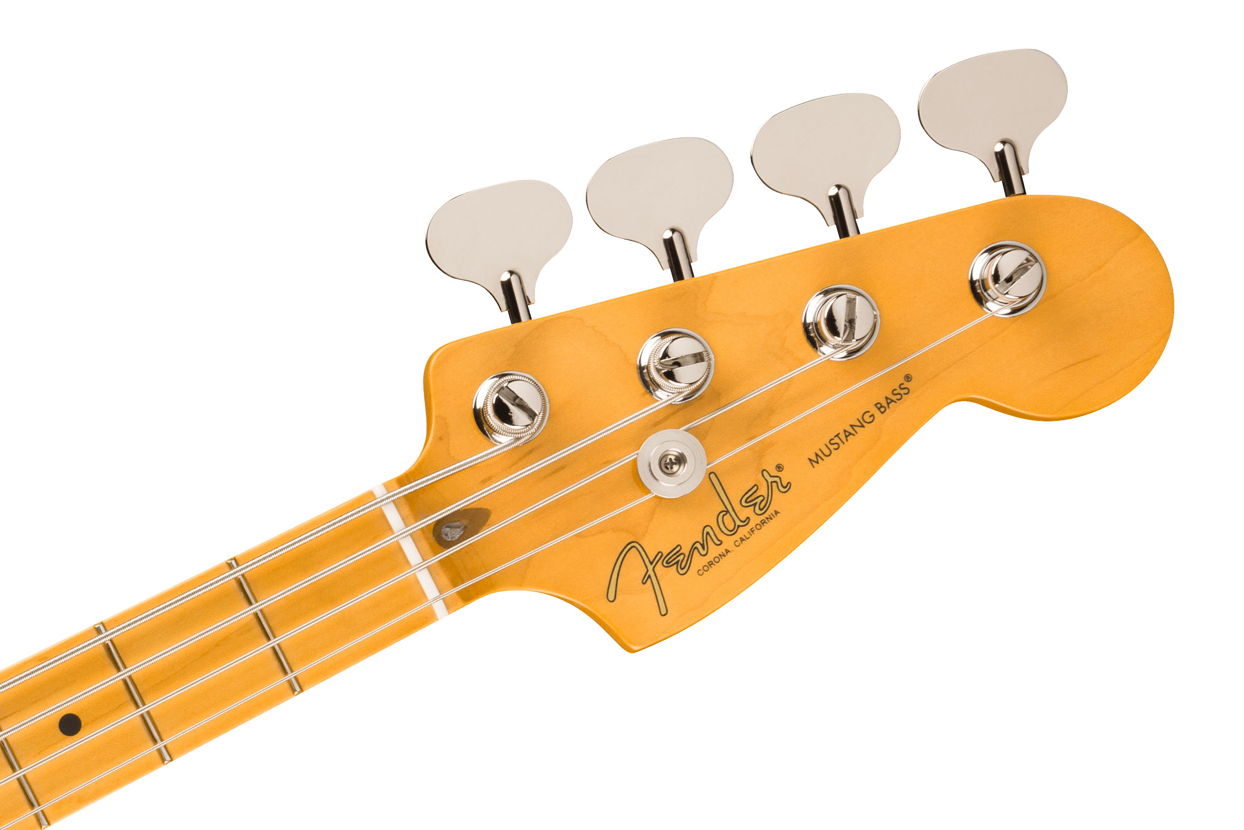 Fender American Professional Classic Mustang Short Scale Bass Faded Dakota Red Maple Fingerboard