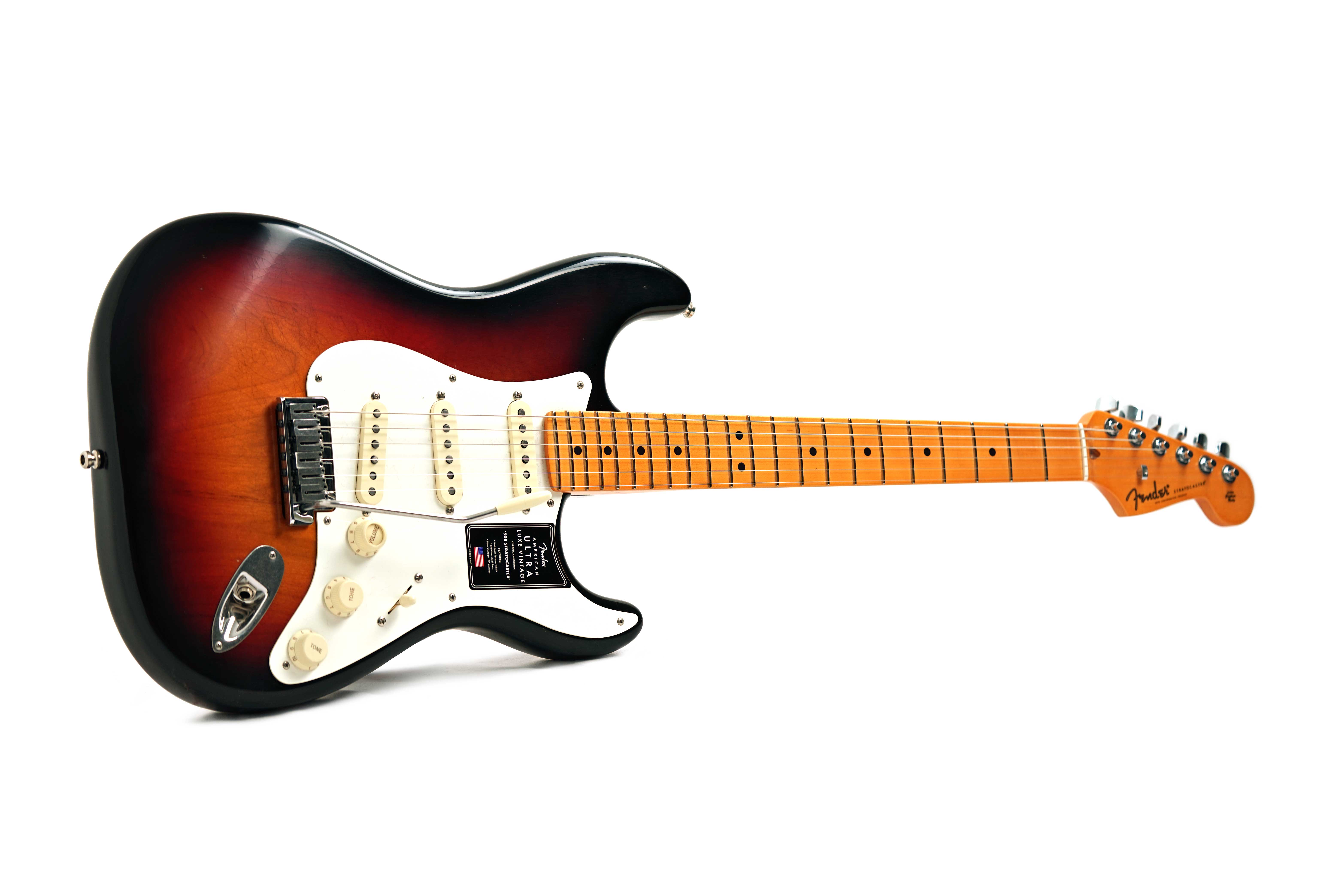 Fender American Ultra Luxe Vintage 50s Stratocaster 3 Colour Sunburst (Nearly New) #US25015265