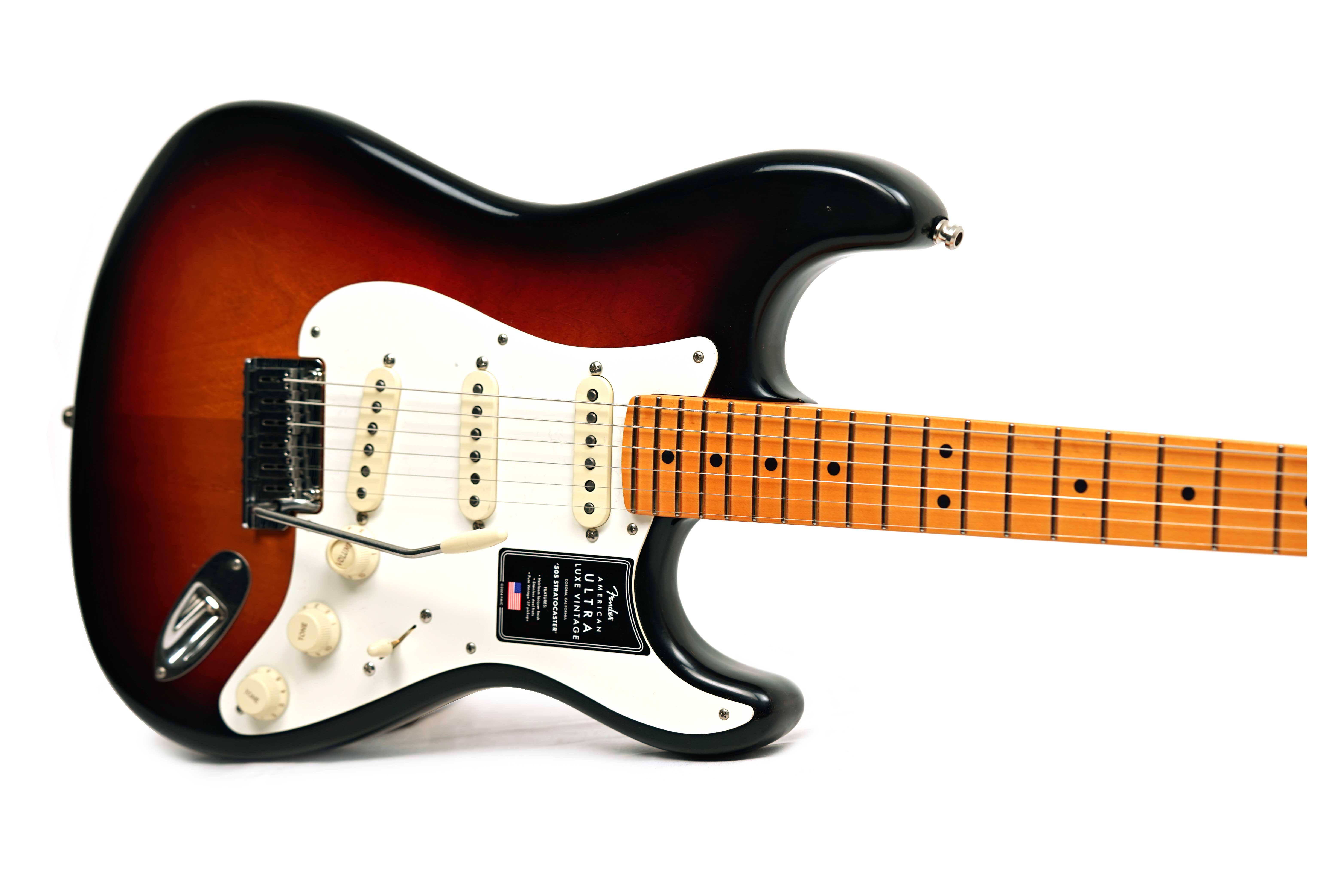 Fender American Ultra Luxe Vintage 50s Stratocaster 3 Colour Sunburst (Nearly New) #US25015265