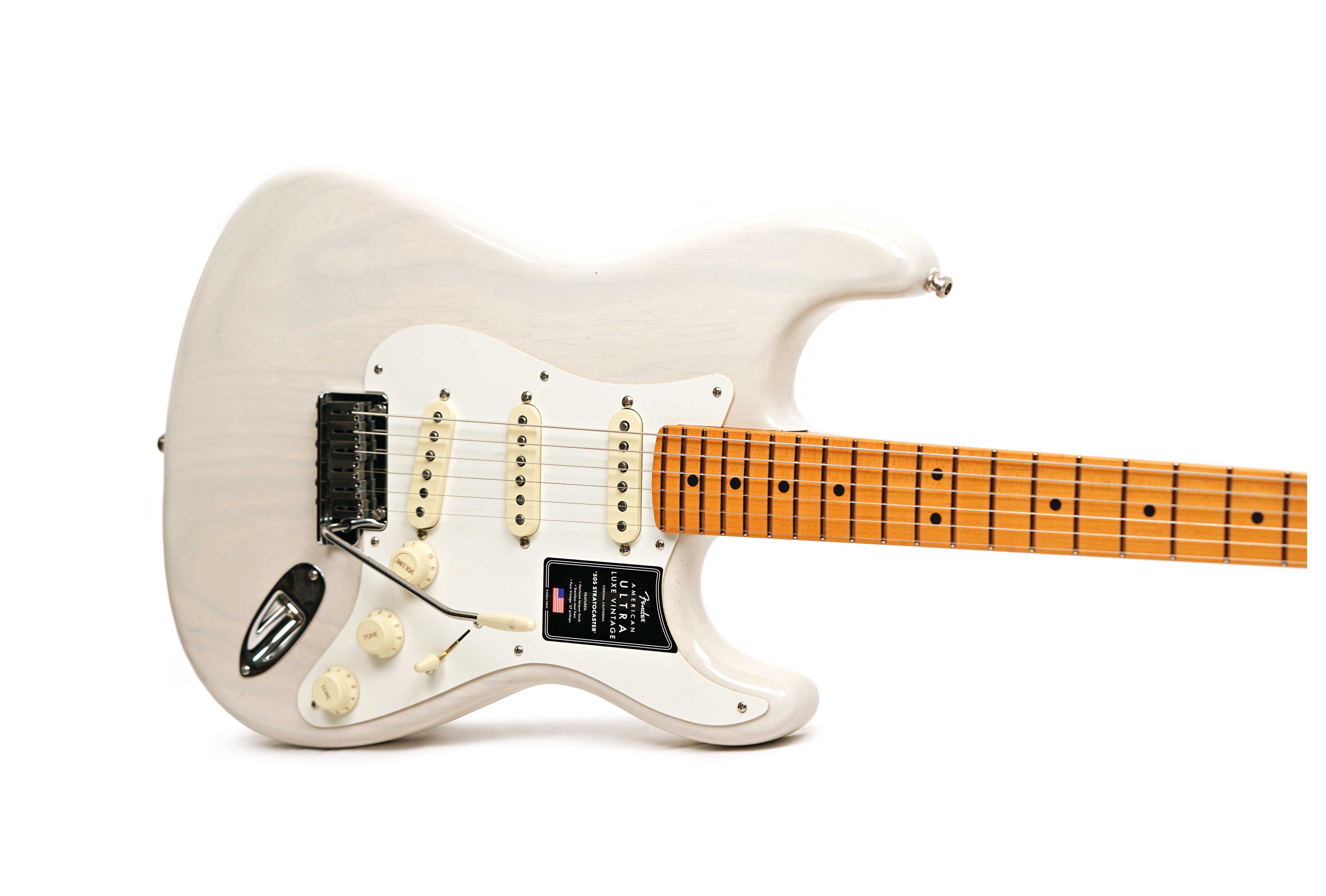 Fender American Ultra Luxe Vintage 50s Stratocaster White Blonde (Ex-Demo) #US24017748