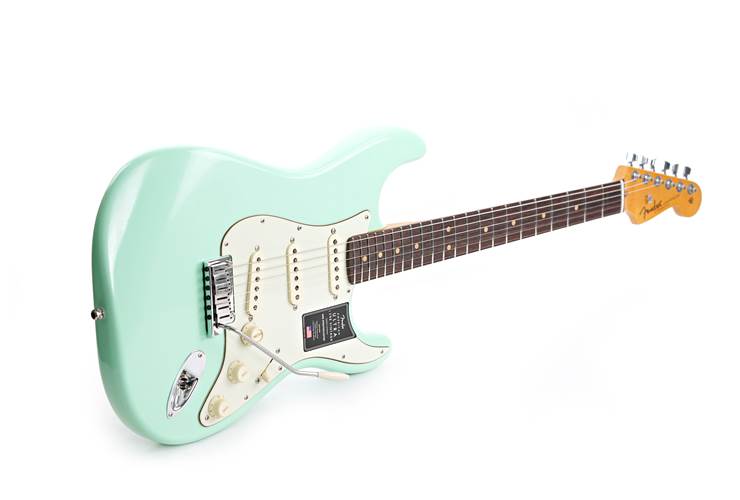Fender American Ultra Luxe Vintage 60s Stratocaster Surf Green #US25015253 Fender American Ultra Luxe Vintage 60s Stratocaster Surf Green #US25015253