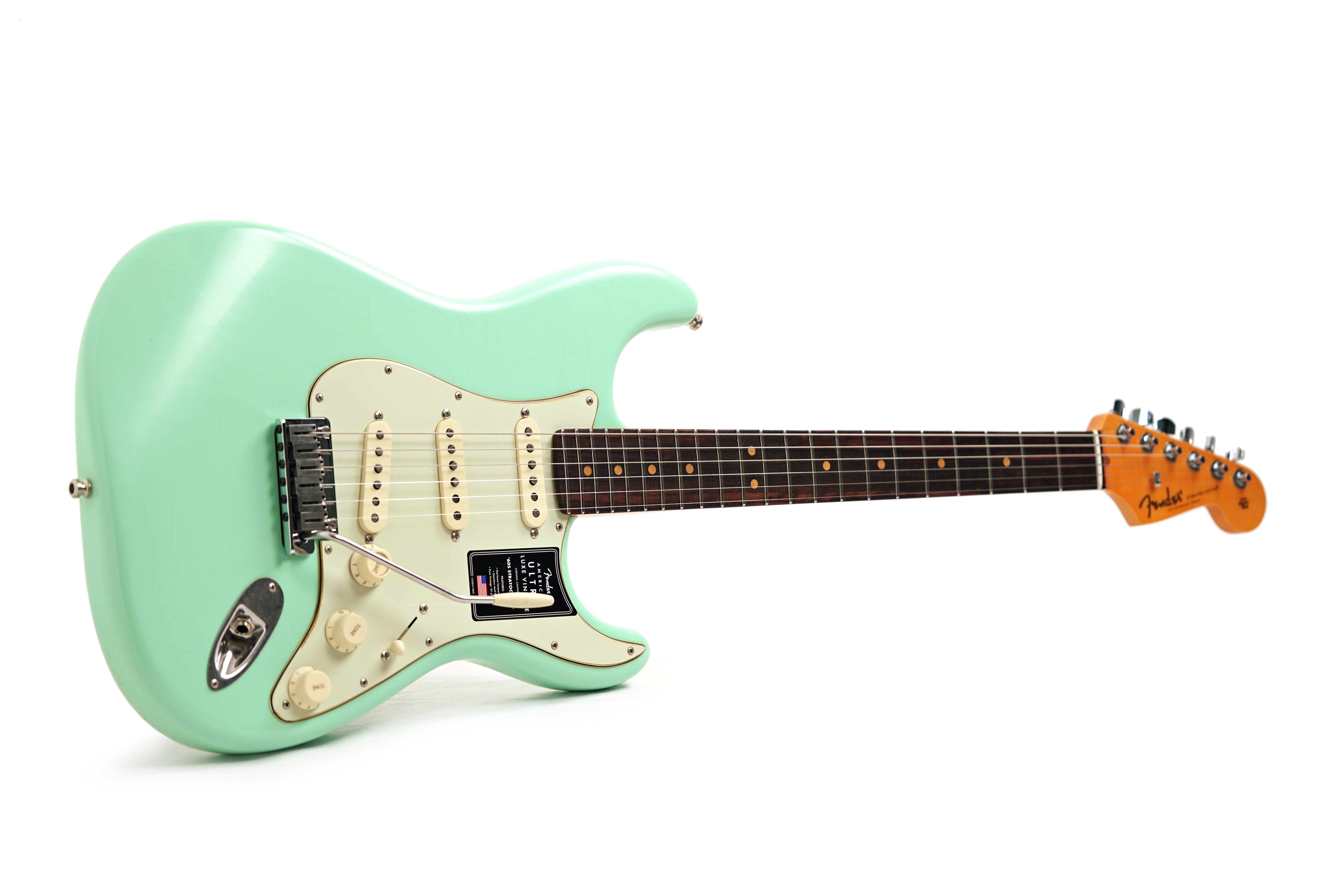 Fender American Ultra Luxe Vintage 60s Stratocaster Surf Green (Nearly New) #US25005435