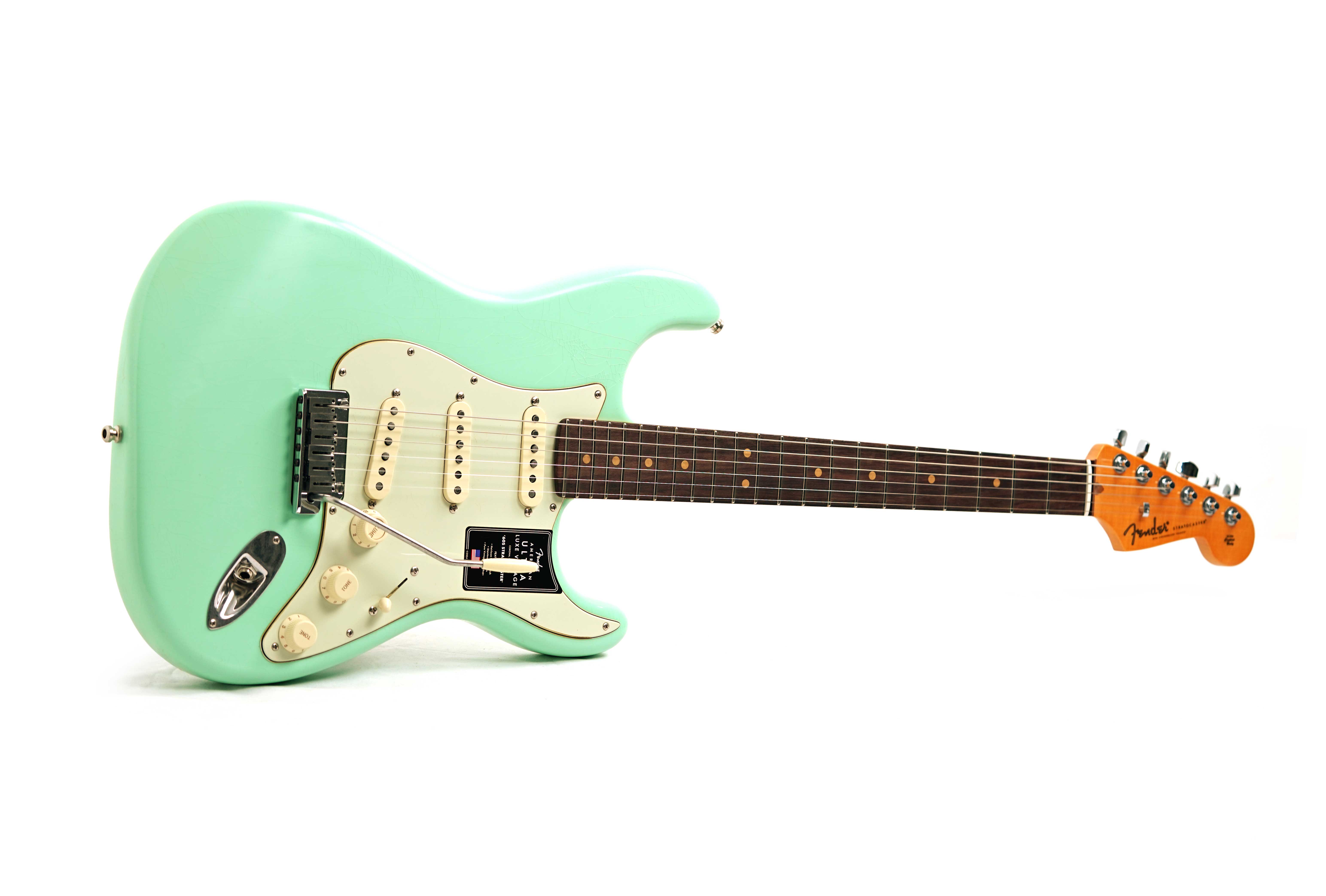Fender Ultra Luxe Vintage 60s Stratocaster Surf Green (Nearly New) #US25015299