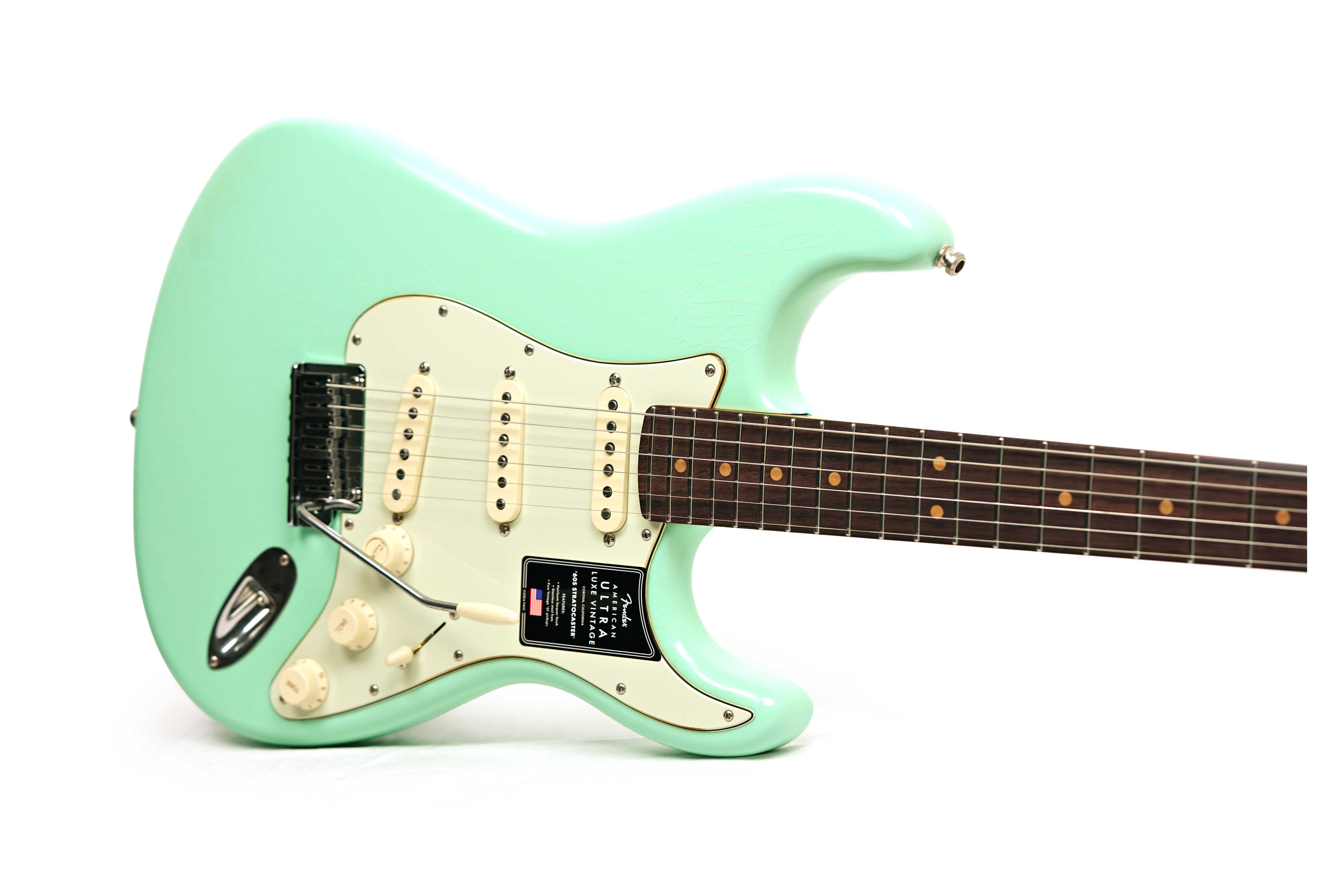 Fender Ultra Luxe Vintage 60s Stratocaster Surf Green (Nearly New) #US25015299