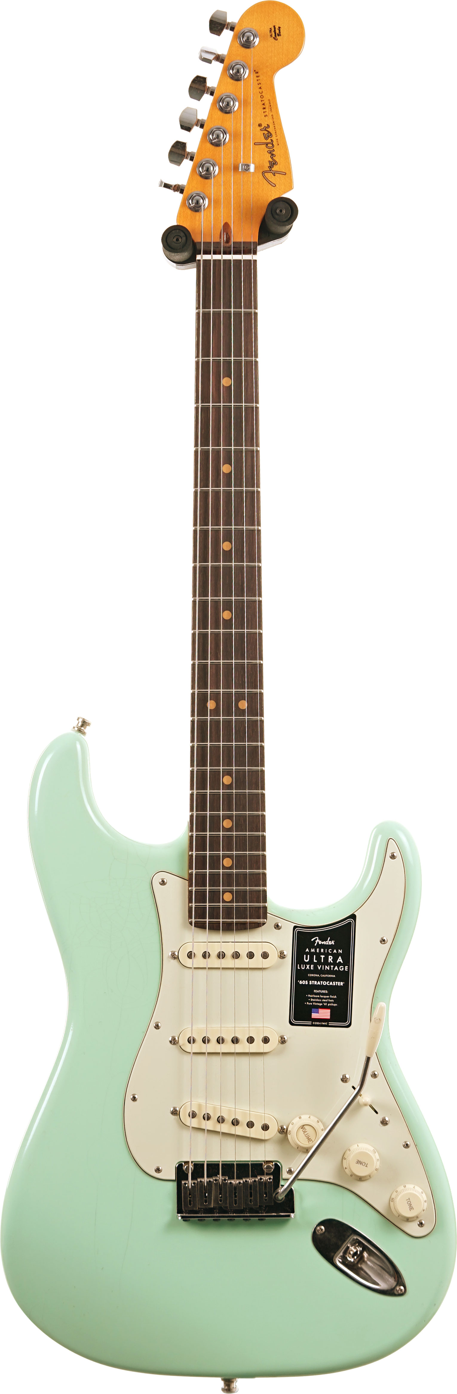 Fender Ultra Luxe Vintage 60s Stratocaster Surf Green (Ex-Demo) #US24017705