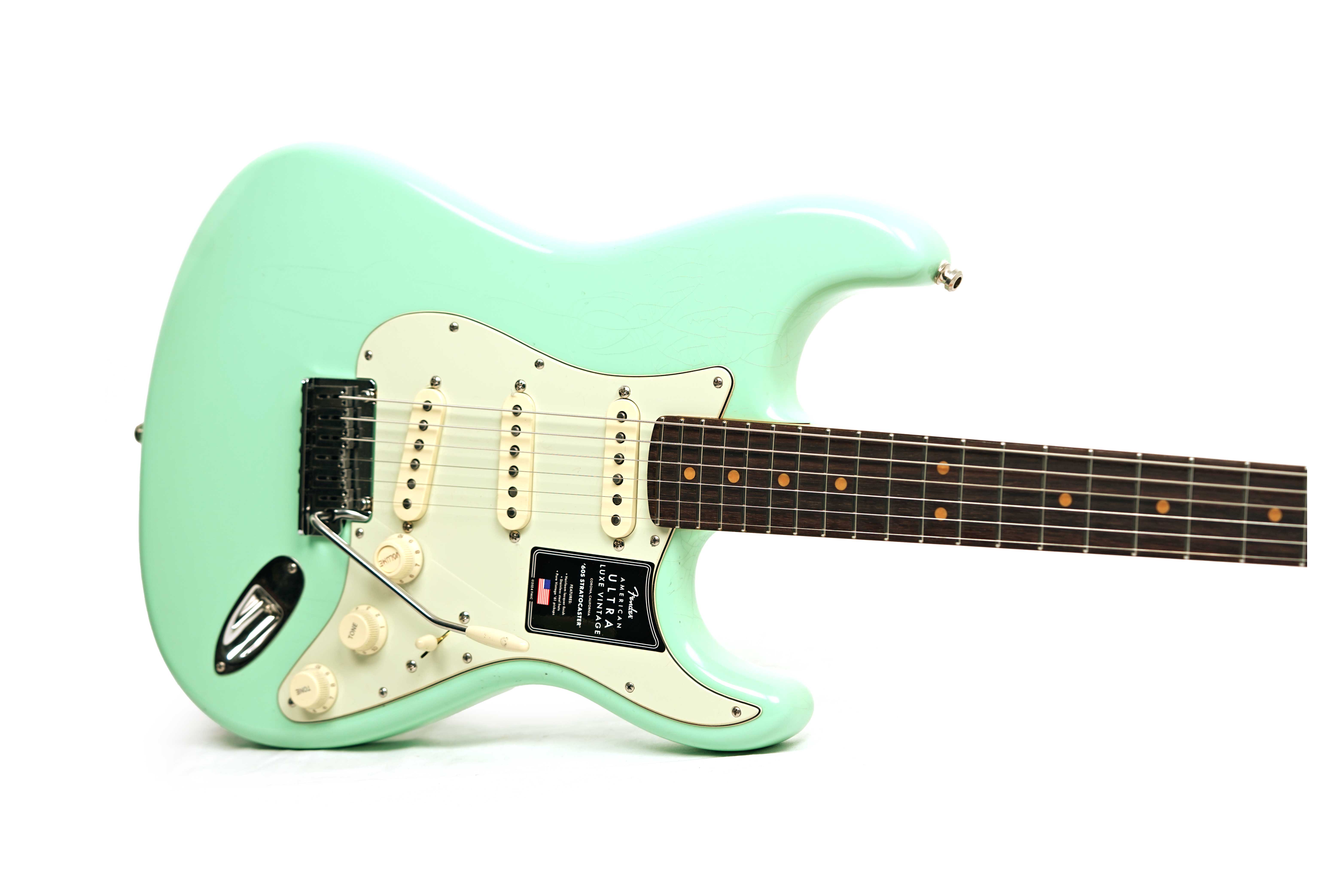 Fender Ultra Luxe Vintage 60s Stratocaster Surf Green (Ex-Demo) #US24017705