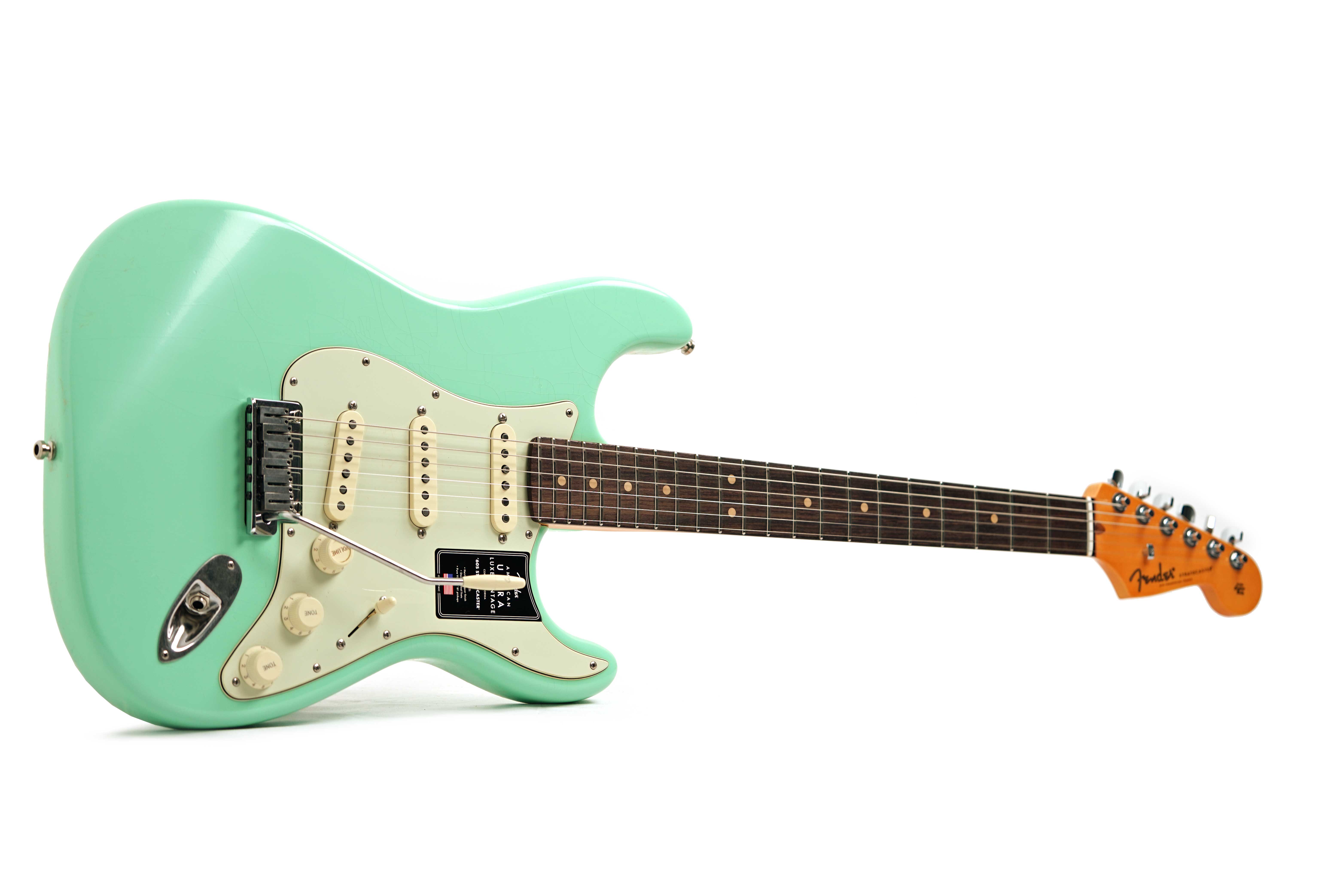 Fender American Ultra Luxe Vintage 60s Stratocaster Surf Green #US25035353