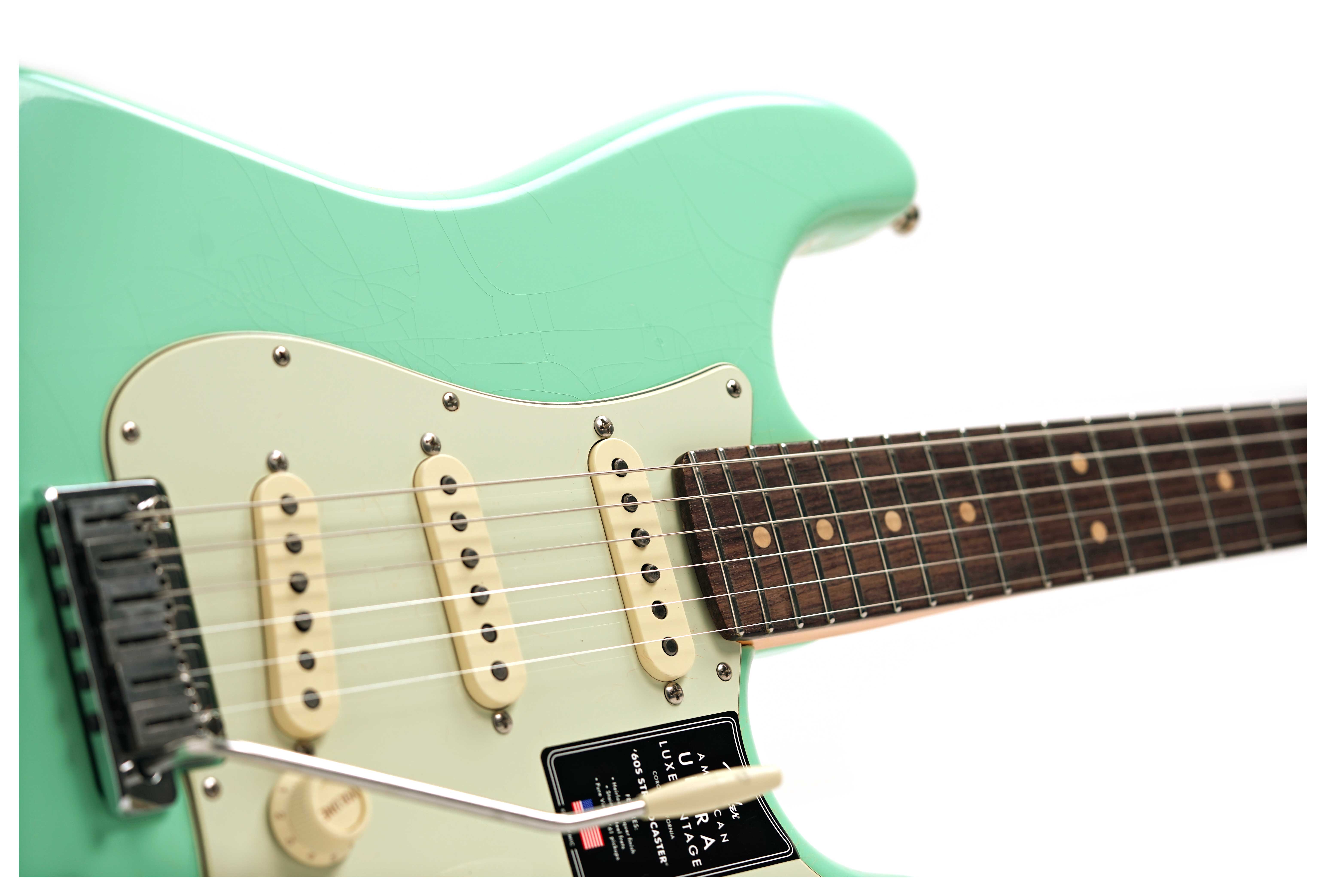 Fender American Ultra Luxe Vintage 60s Stratocaster Surf Green #US25035353