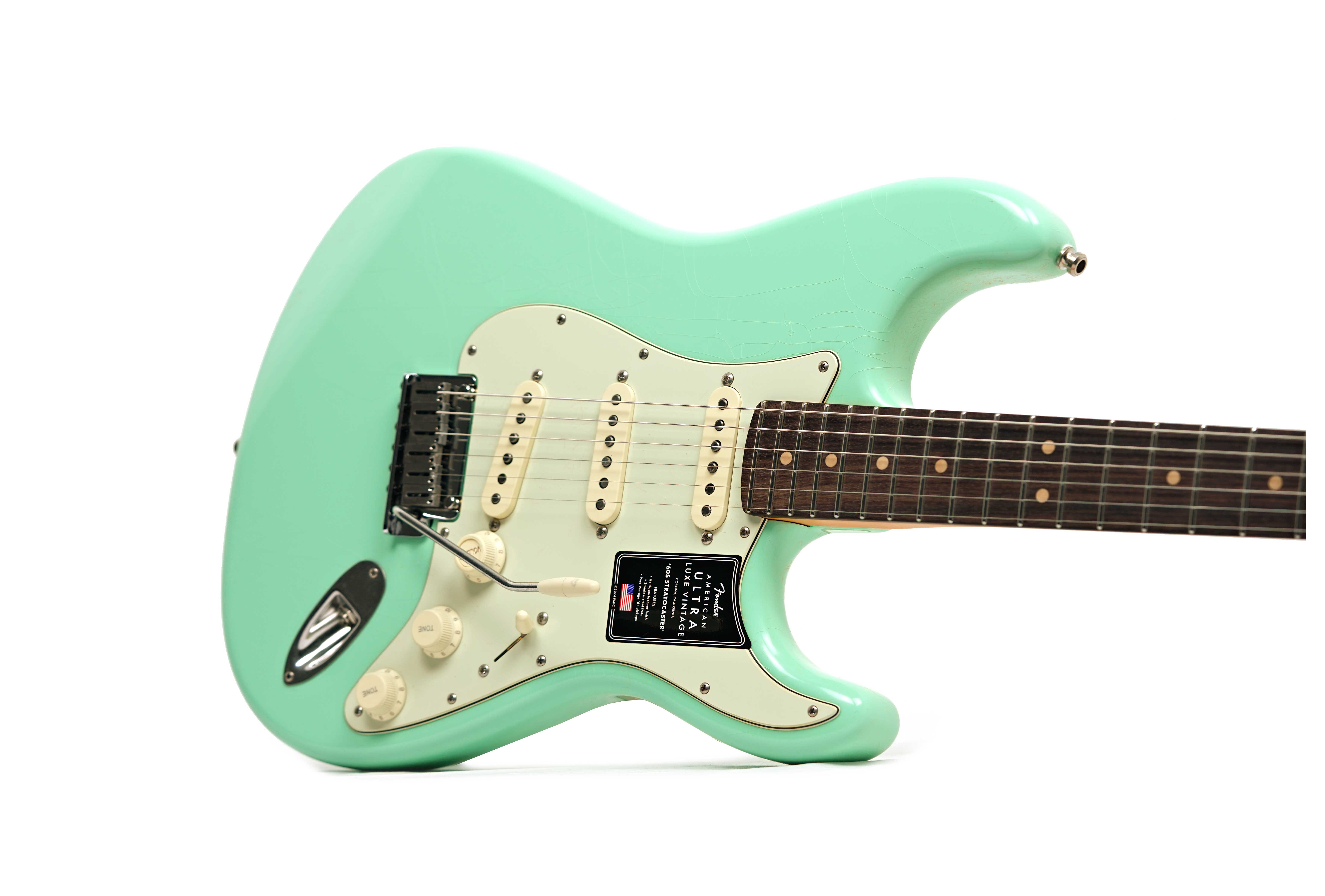 Fender American Ultra Luxe Vintage 60s Stratocaster Surf Green #US25035353